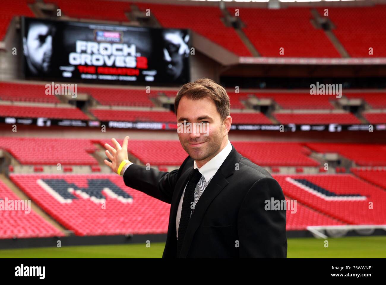 Boxing - IBF e WBA Super Middlewight titolo - Carl Froch v George Groves - Luogo Annuncio Conferenza Stampa Foto Stock