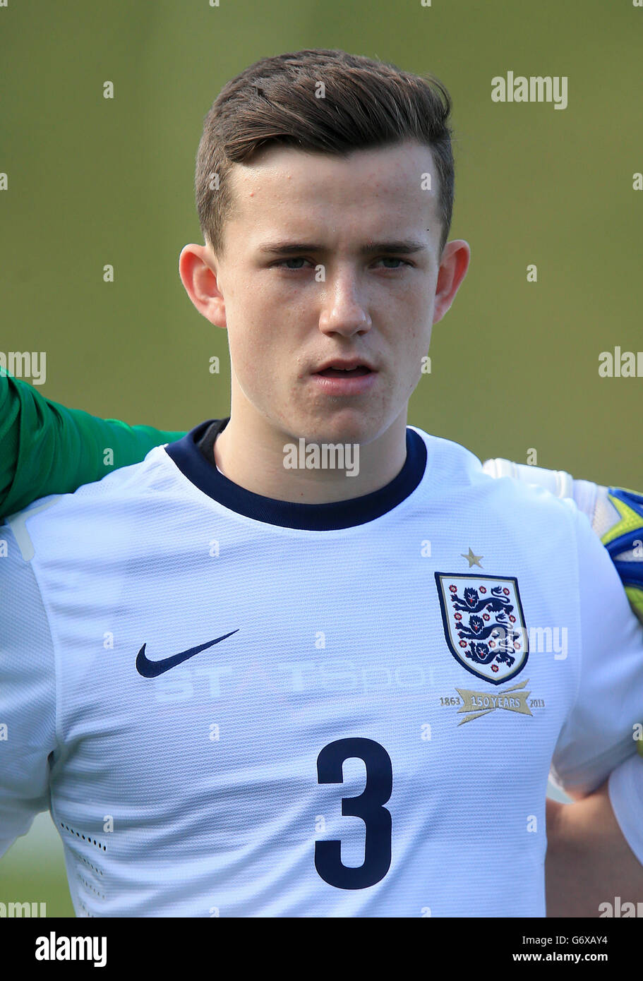 Calcio - Under 18 - Inghilterra / Croazia - St George's Park. Ben Chilwell, Inghilterra Foto Stock