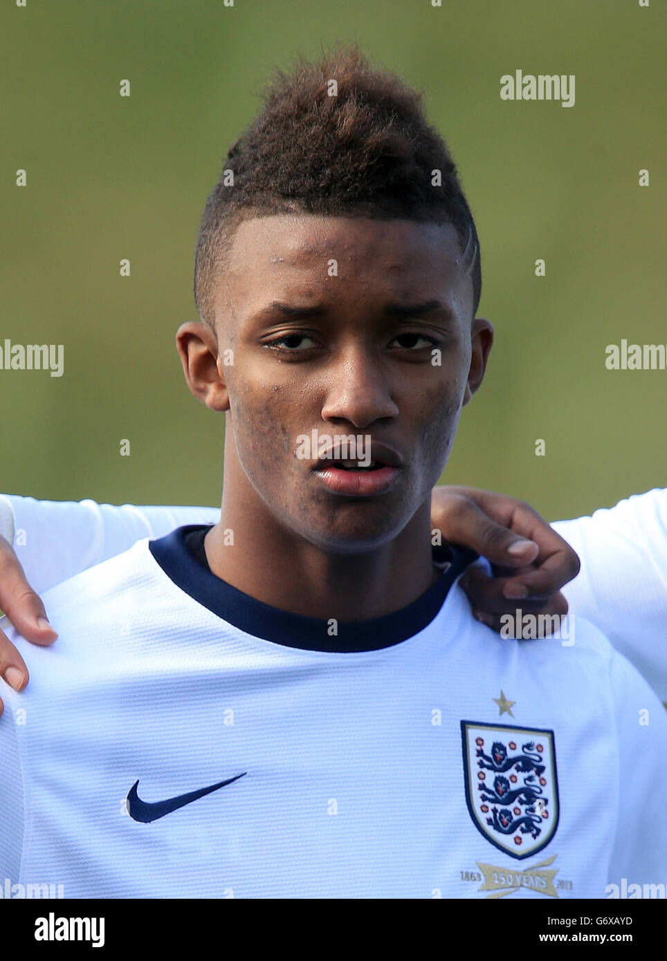 Calcio - under 18 - Inghilterra contro Croazia - St George's Park. Demarai Grey, Inghilterra Foto Stock