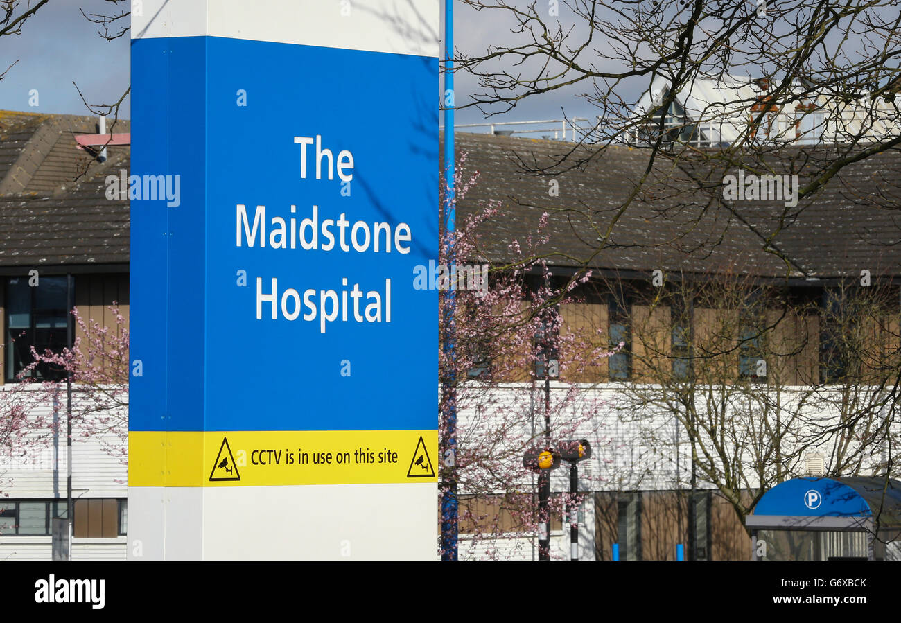 Chirurgia gi sospeso a Maidstone Hospital Foto Stock