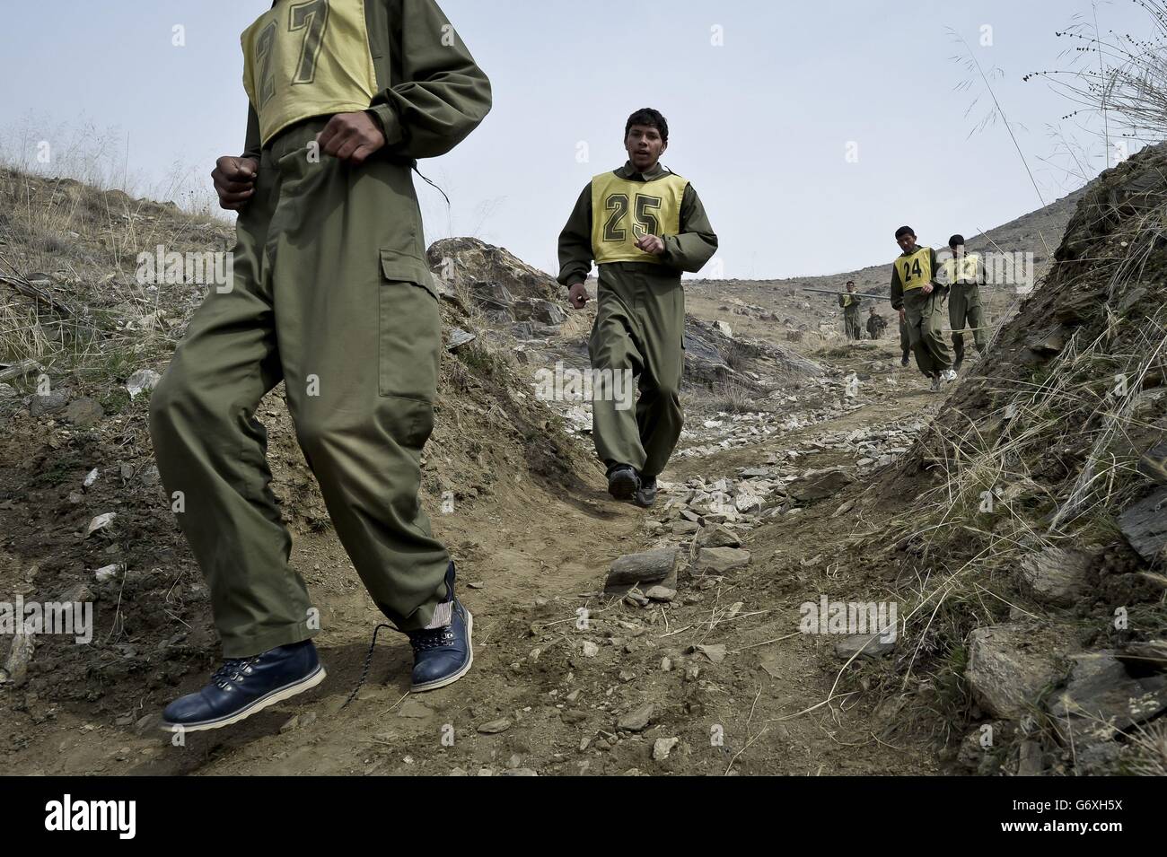 Truppe in Afghanistan Foto Stock