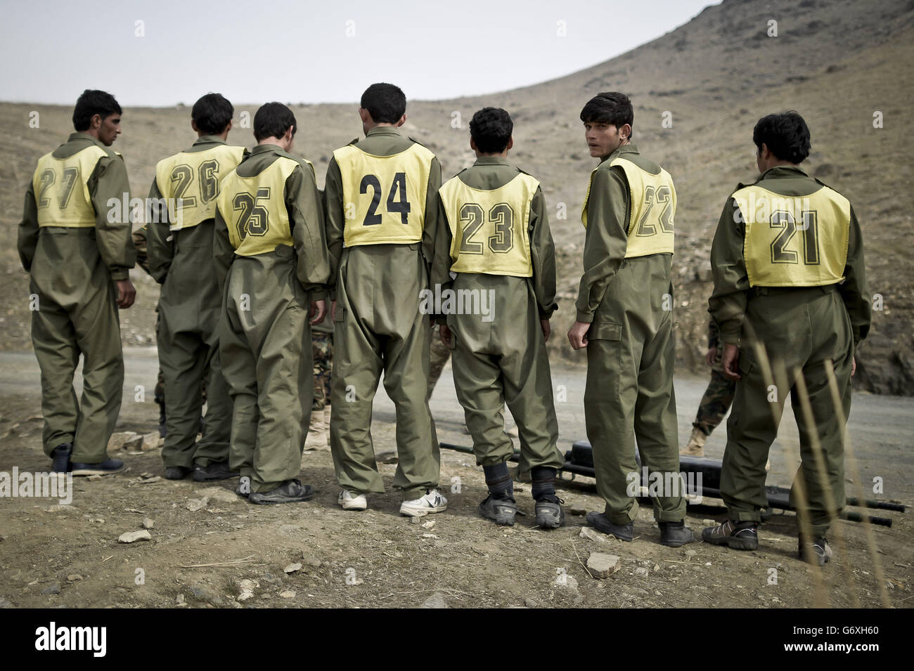 Truppe in Afghanistan Foto Stock