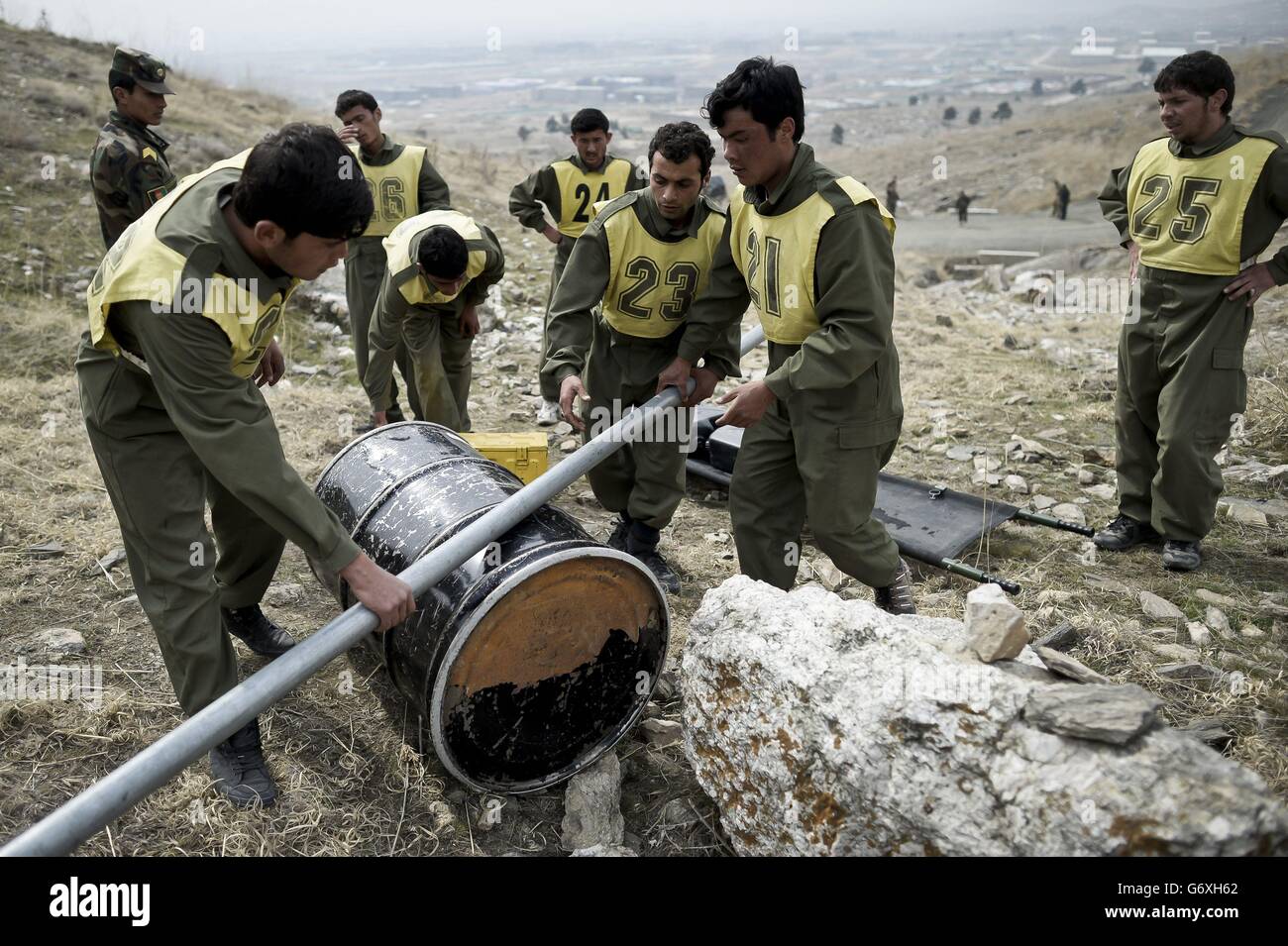 Truppe in Afghanistan Foto Stock