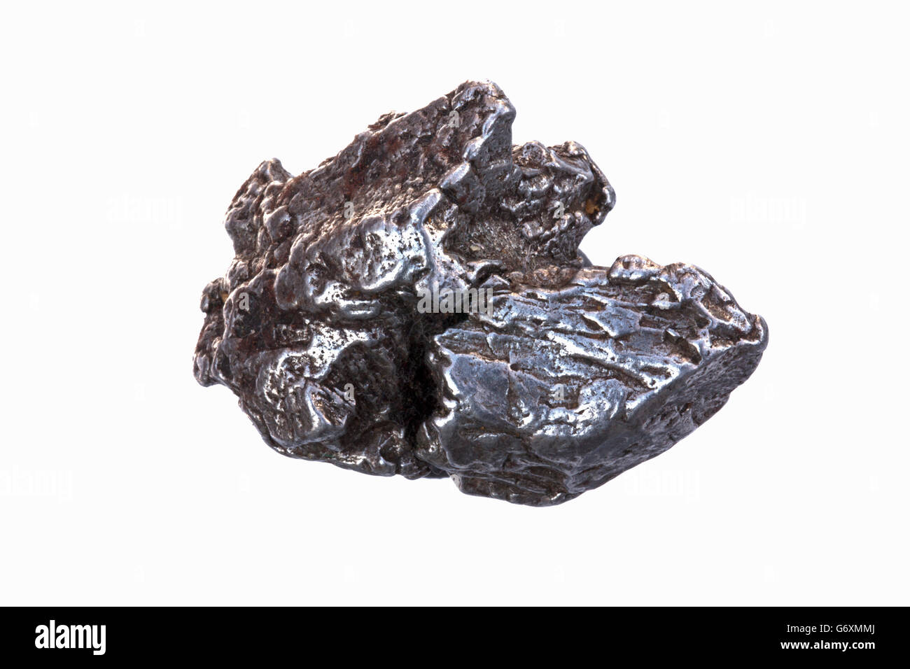 Sichote-alin' meteorite, ferro nichel meteorite, composizione 93% Fe, 5,9% Ni, 0,42% di Co, 0,46% P, 0,28% S, un meteorite ferroso Foto Stock