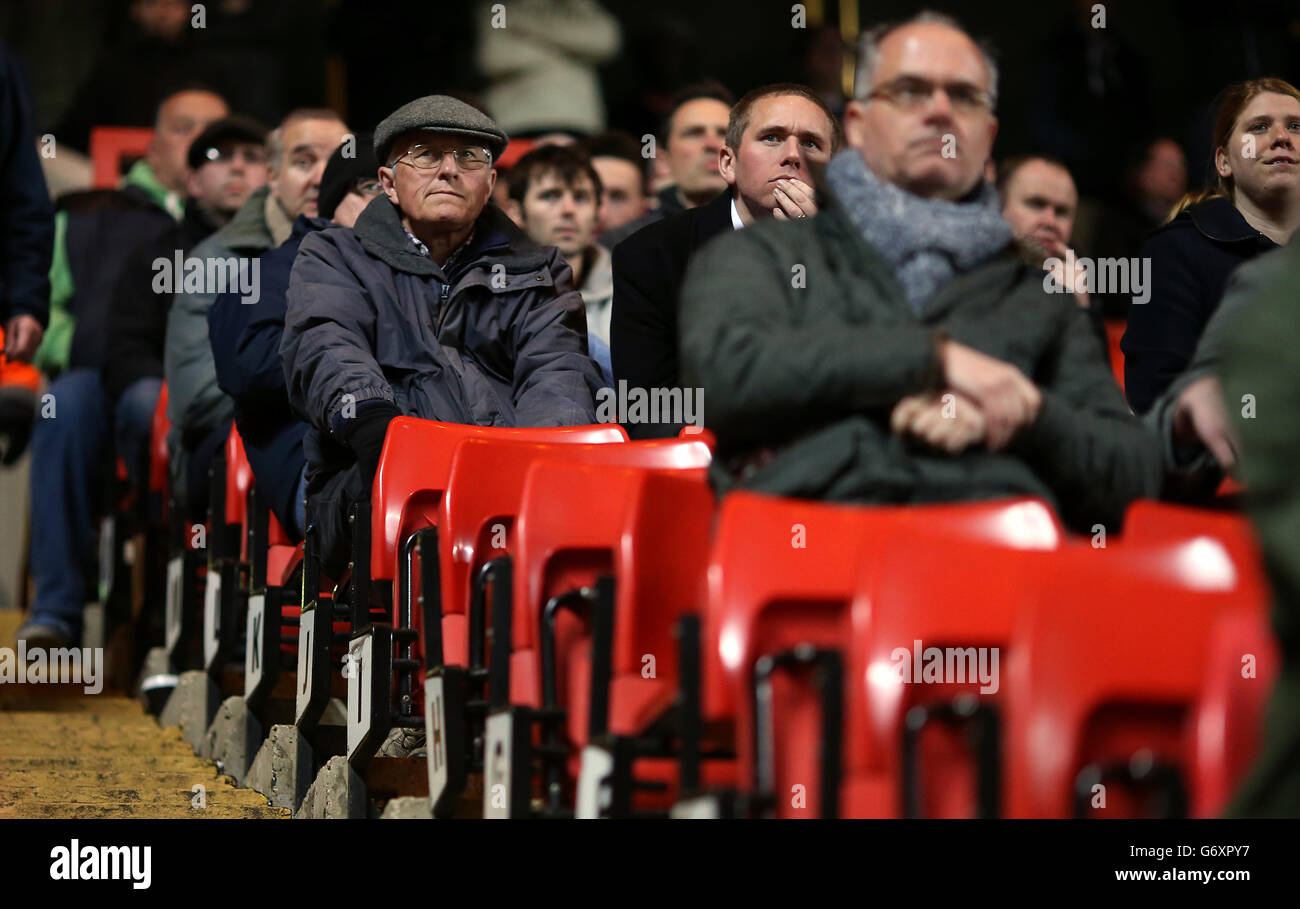 Calcio - Campionato Sky Bet - Charlton Athletic / AFC Bournemouth - The Valley. Charlton Athletic tifosi negli stand Foto Stock