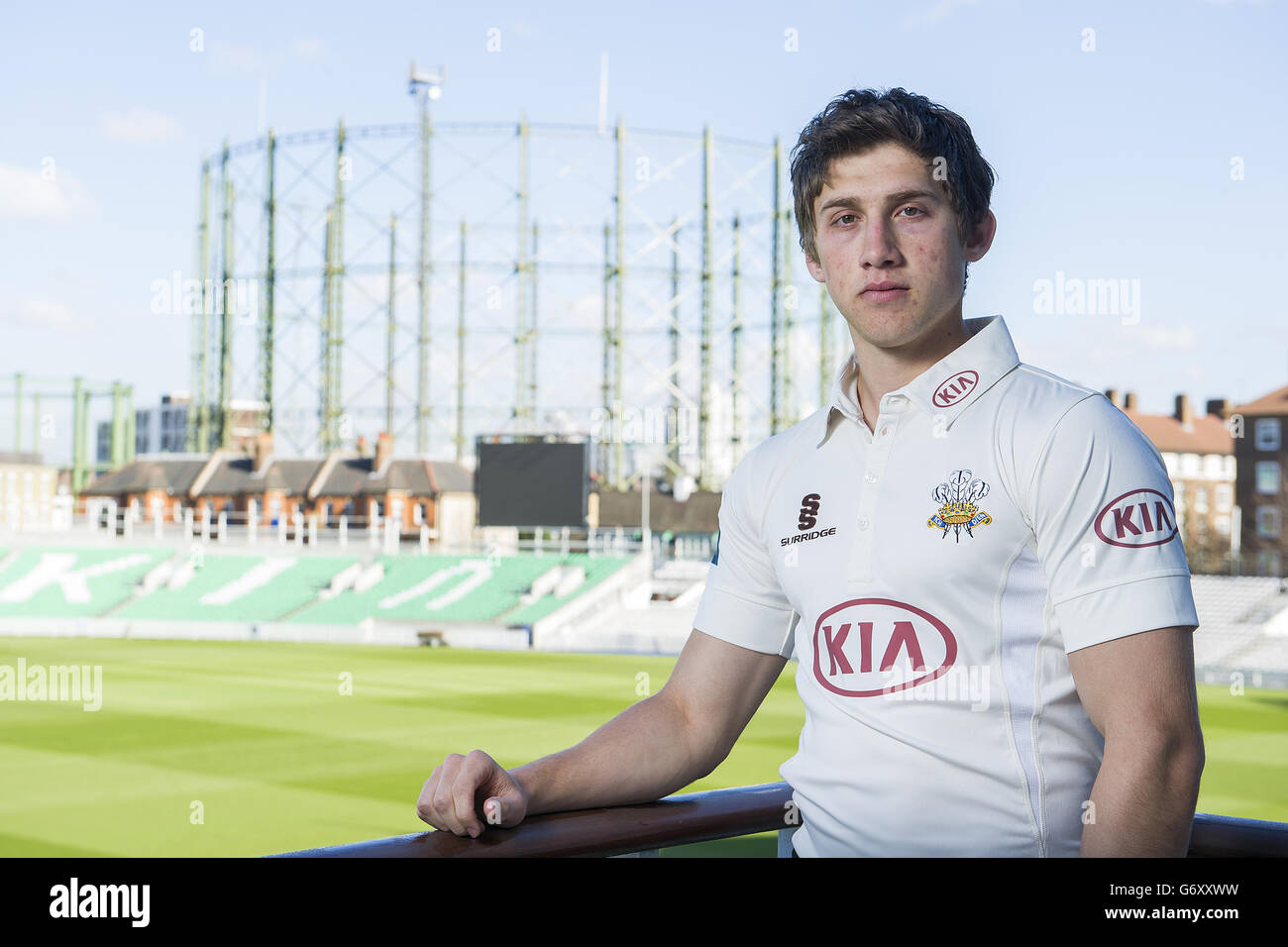 Cricket - Surrey County Cricket Club Squad Photocall 2014 - Kia Oval. Zapar Ansari, Surrey Foto Stock