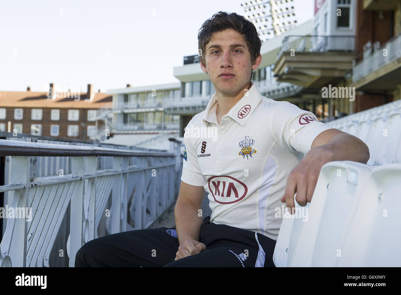 Cricket - Surrey County Cricket Club Squad Photocall 2014 - Kia Oval. Zapar Ansari, Surrey Foto Stock