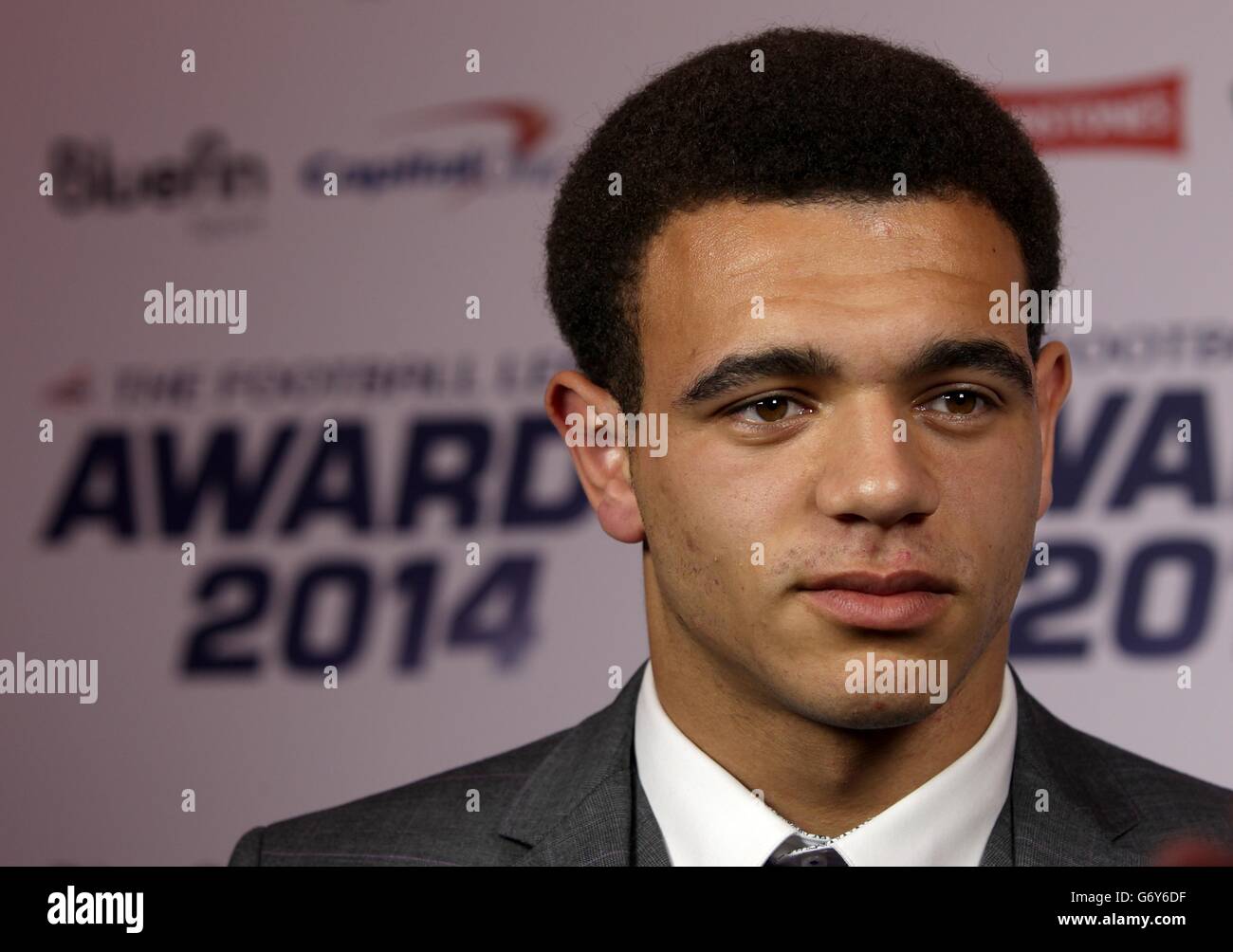 Mason Bennett della contea di Derby ai Football League Awards 2014 Foto Stock