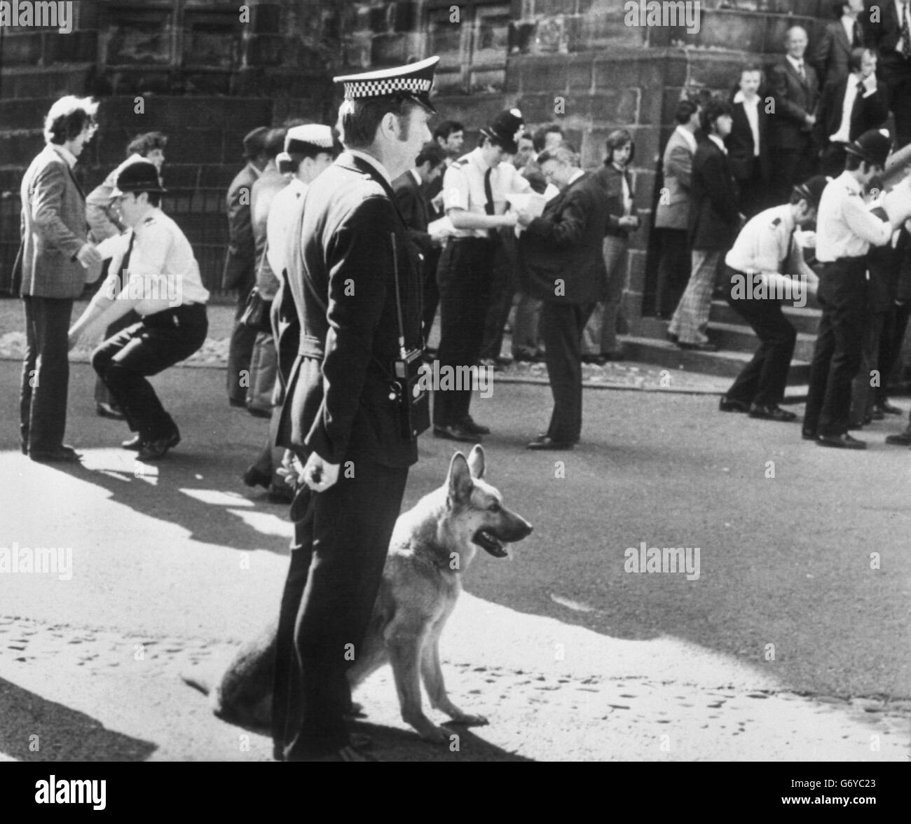 Politica - i guai - Birmingham bombardamenti Pub - Birmingham Sei in prova - Lancaster Castle Foto Stock