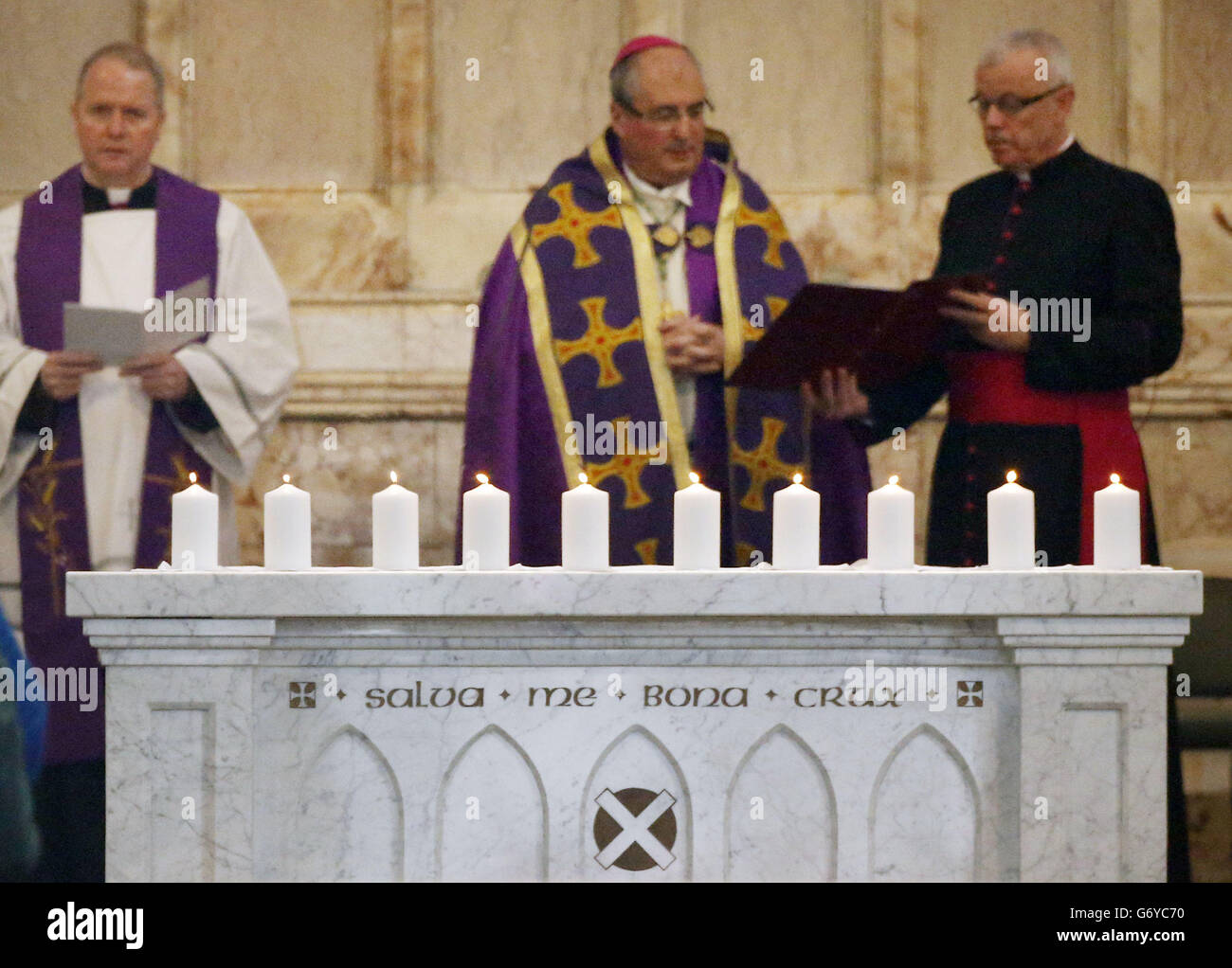 Servizio Clutha ricorda le vittime Foto Stock