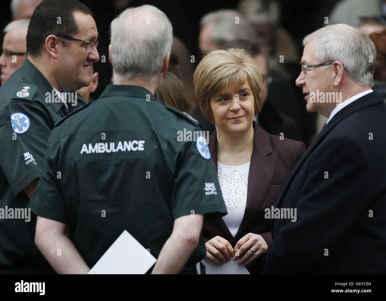 Servizio Clutha ricorda le vittime Foto Stock