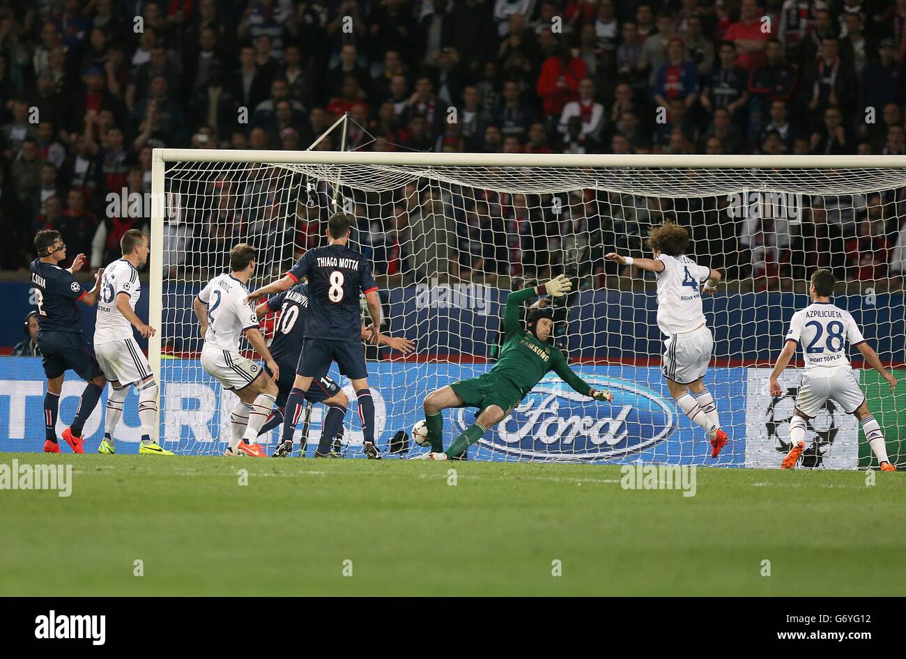 Soccer - UEFA Champions League - Quarti di Finale - Prima tappa - Paris Saint-Germain v Chelsea - Parc des Princes Foto Stock