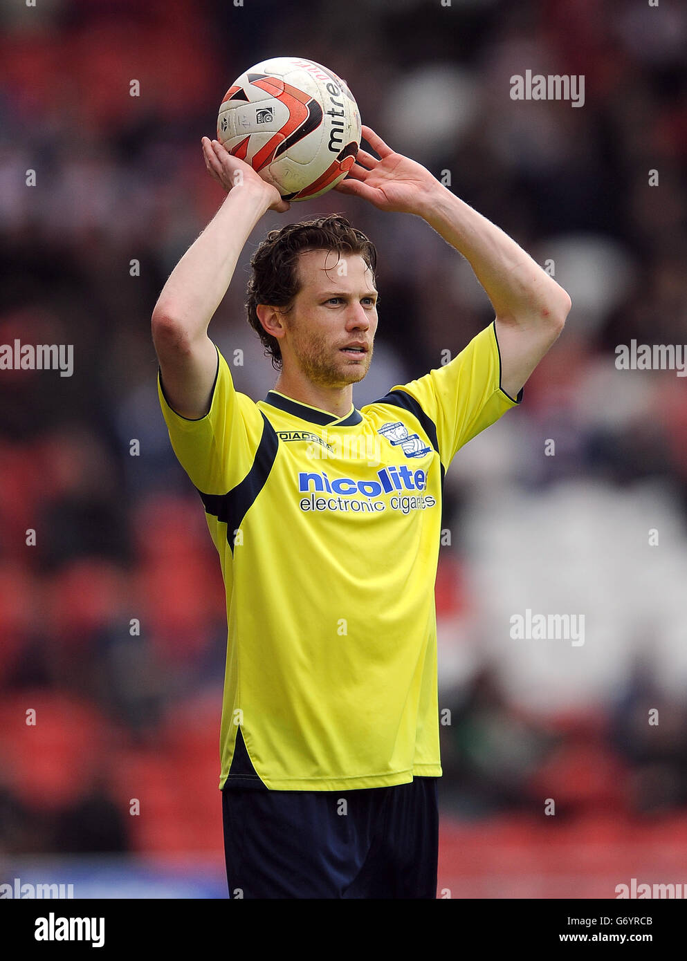 Calcio - Sky Bet Championship - Doncaster Rovers v Birmingham City - Keepmoat Stadium. Jonathan Spector, Birmingham City Foto Stock