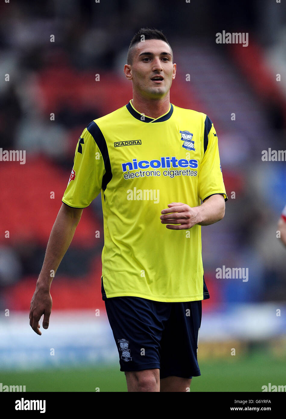 Calcio - Sky Bet Championship - Doncaster Rovers v Birmingham City - Keepmoat Stadium. Federico Macheda, Birmingham Foto Stock