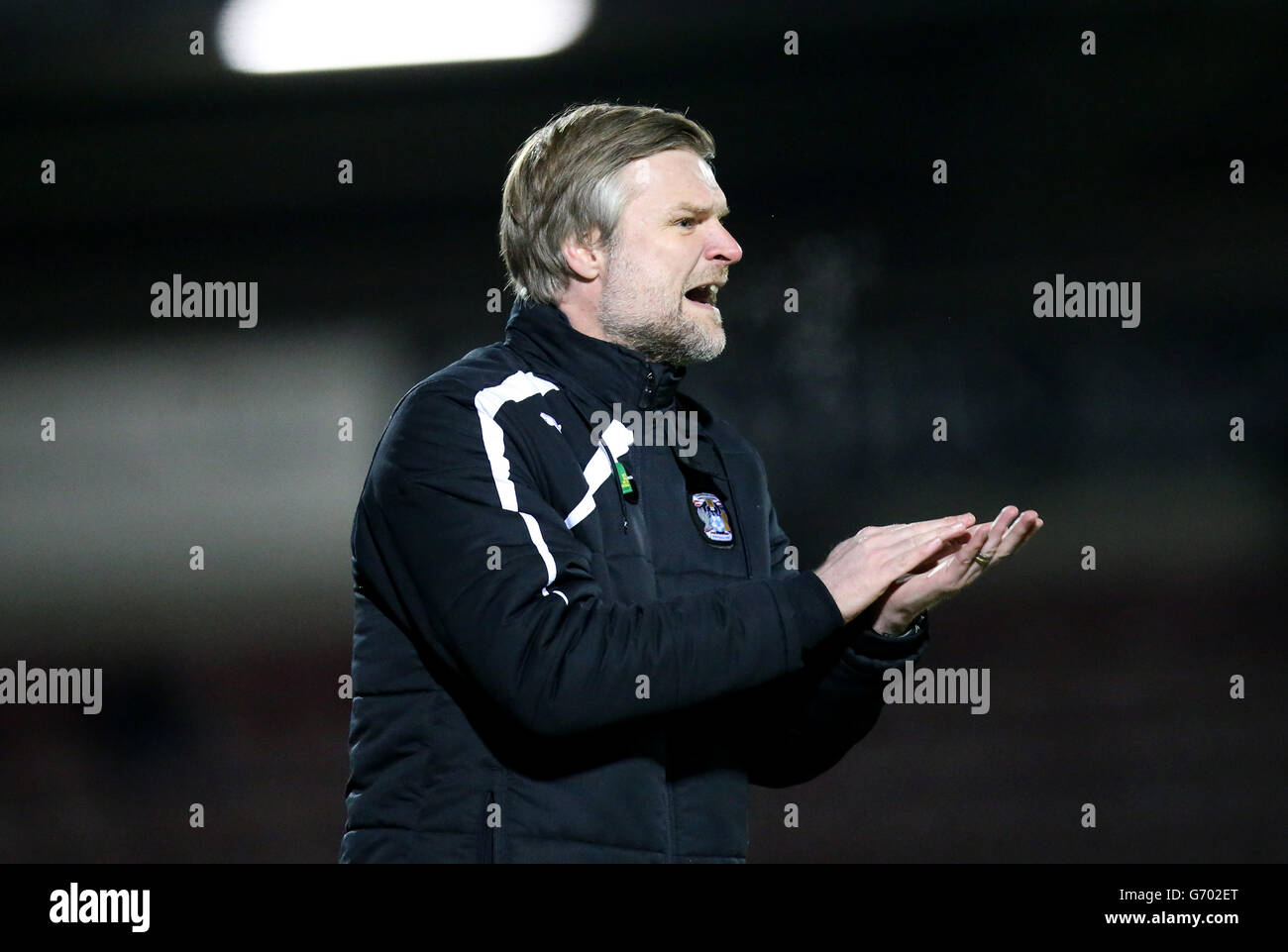 Calcio - Sky lega Bet One - Coventry City v Stevenage - Sixfields Stadium Foto Stock