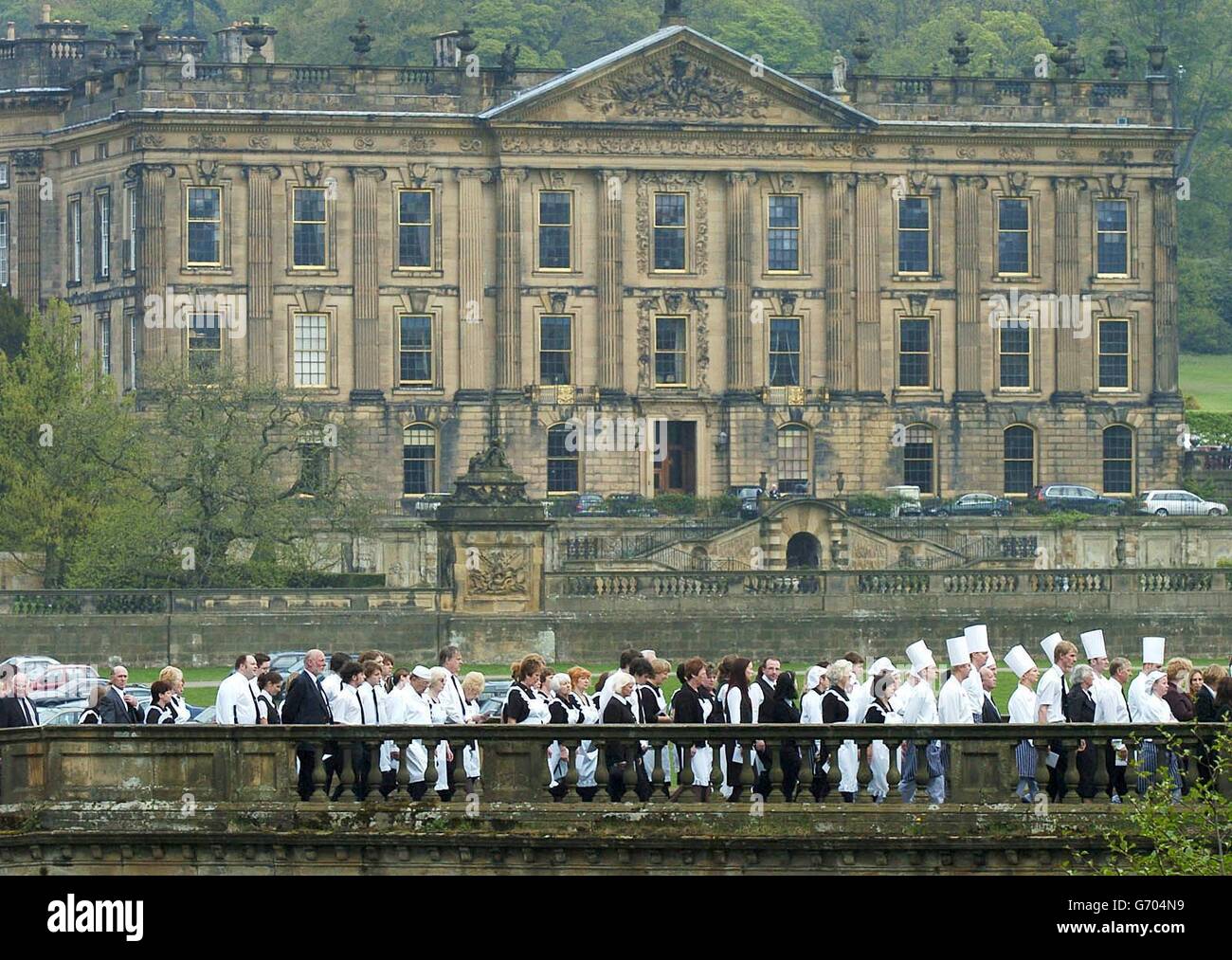 Il duca di Devonshire Funerale Foto Stock