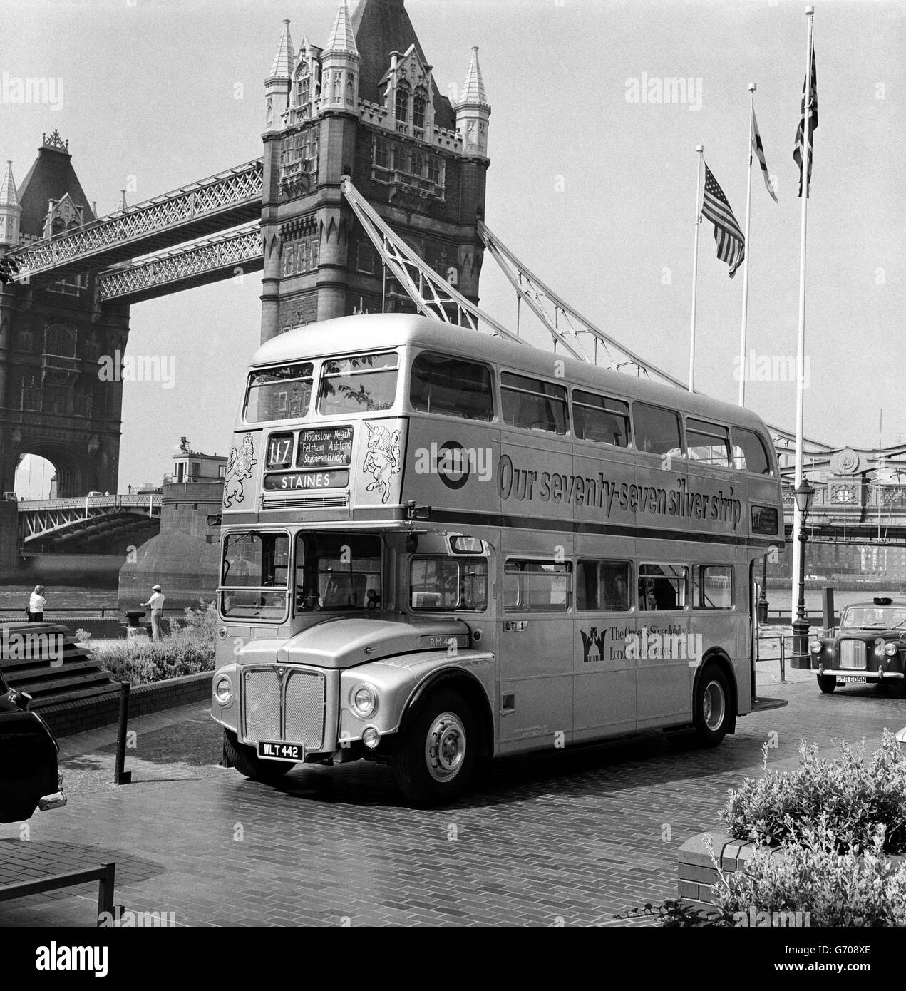 British Transport - Strada - Autobus - Londra - 1976 Foto Stock