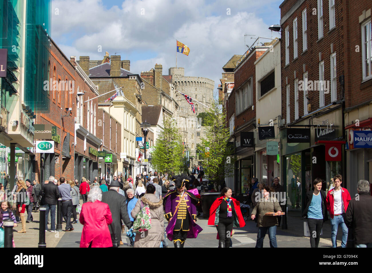 Windsor views, Berkshire. Foto generale di Windsor ed Eton nel Berkshire Foto Stock