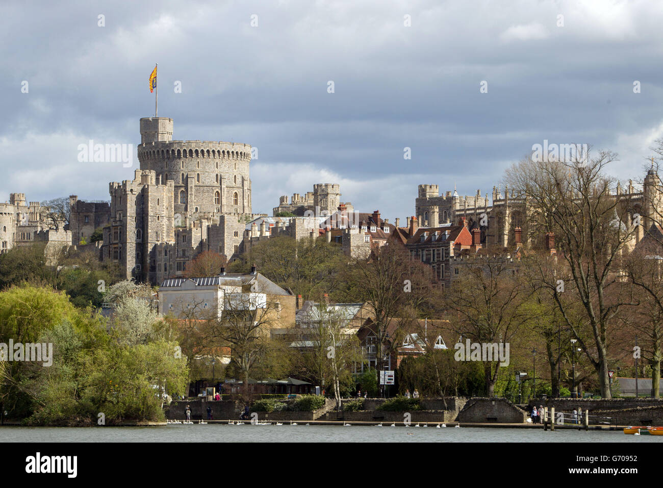 Windsor views, Berkshire. Foto generale di Windsor ed Eton nel Berkshire Foto Stock