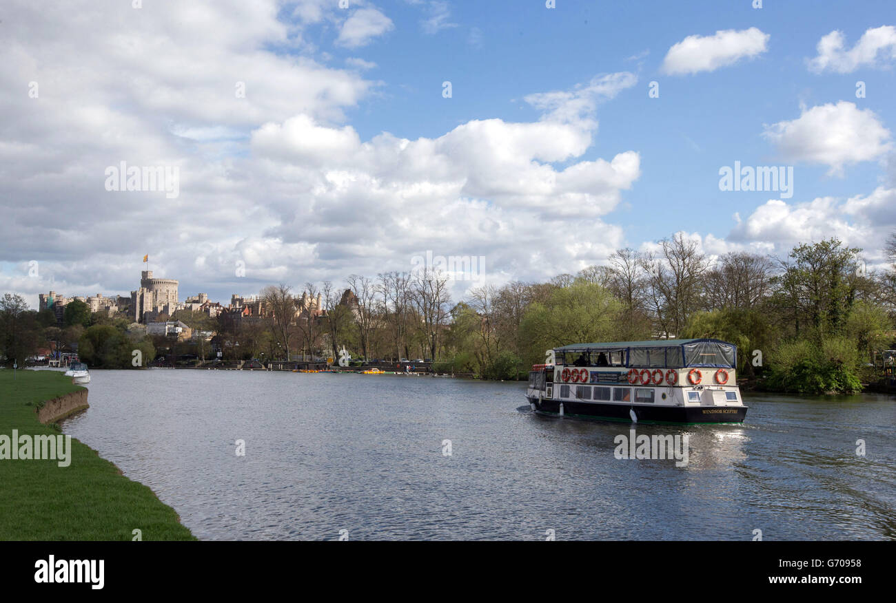 Windsor views - Berkshire. Foto generale di Windsor ed Eton nel Berkshire Foto Stock