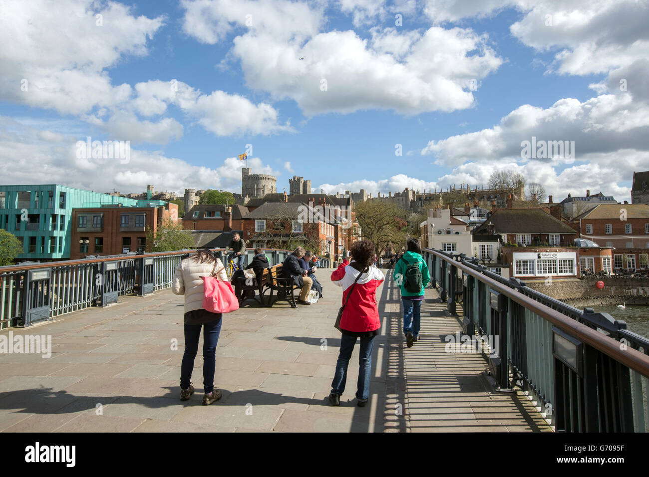 Windsor views, Berkshire. Foto generale di Windsor ed Eton nel Berkshire Foto Stock