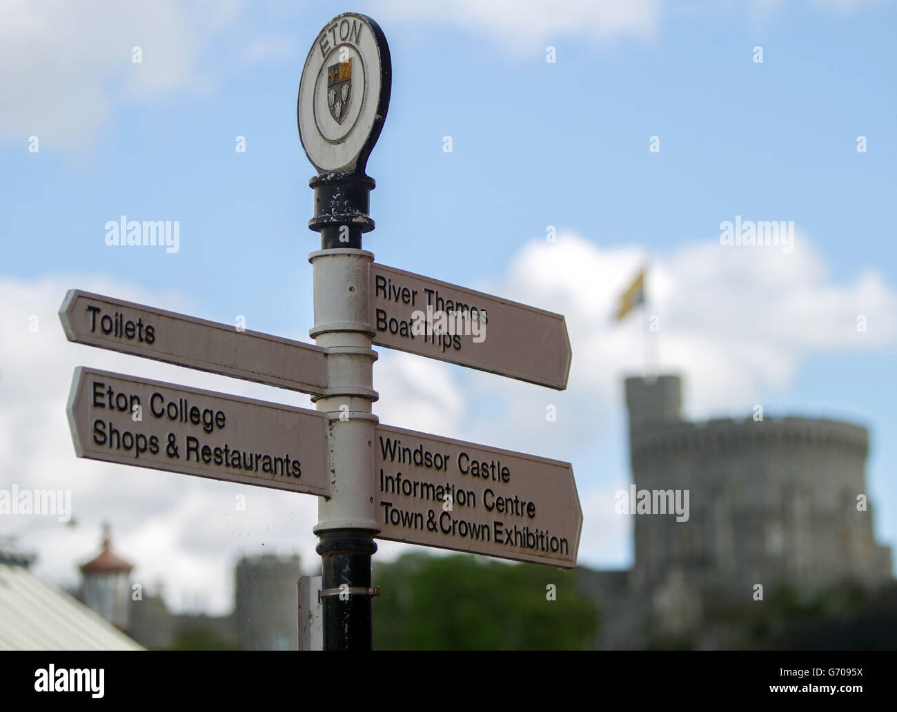 Windsor views, Berkshire. Foto generale di Windsor ed Eton nel Berkshire Foto Stock