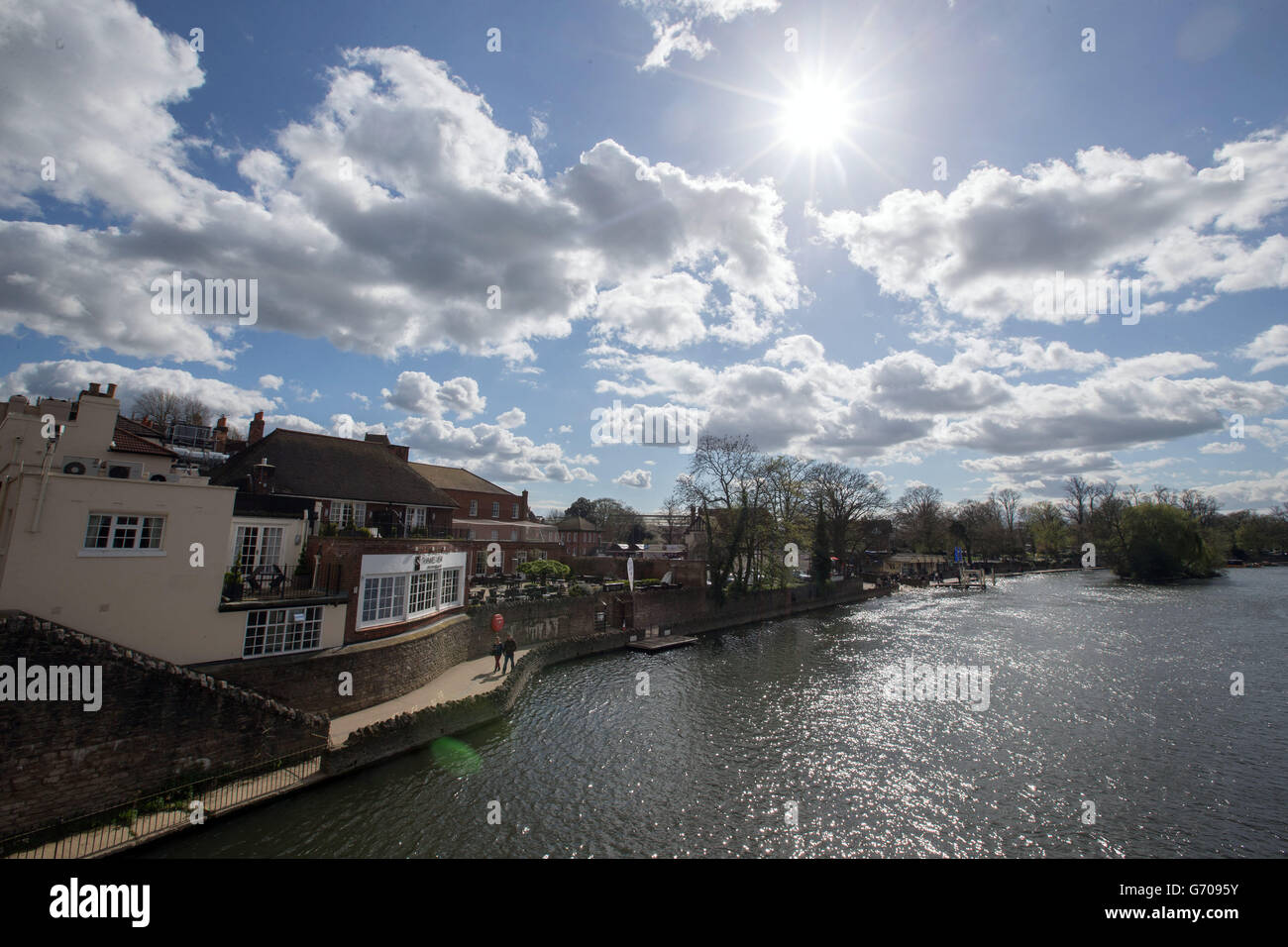 Windsor views, Berkshire. Foto generale di Windsor ed Eton nel Berkshire Foto Stock