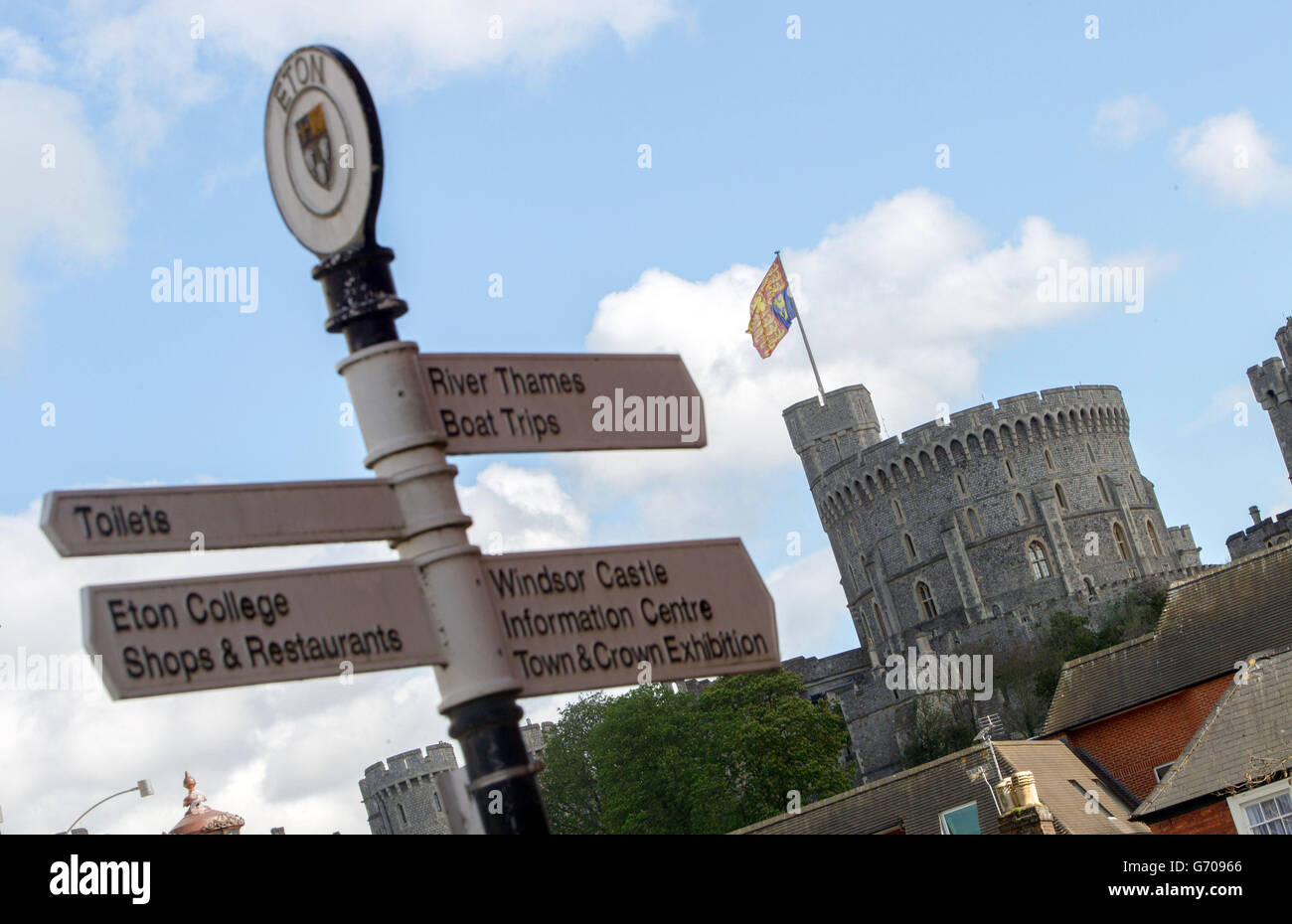 Windsor views - Berkshire. Foto generale di Windsor ed Eton nel Berkshire Foto Stock