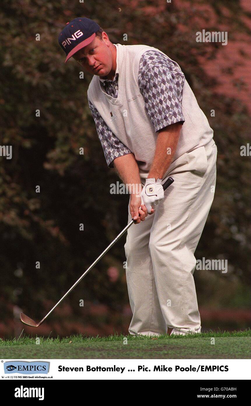 British Masters Golf. Steven Bottomley Foto Stock