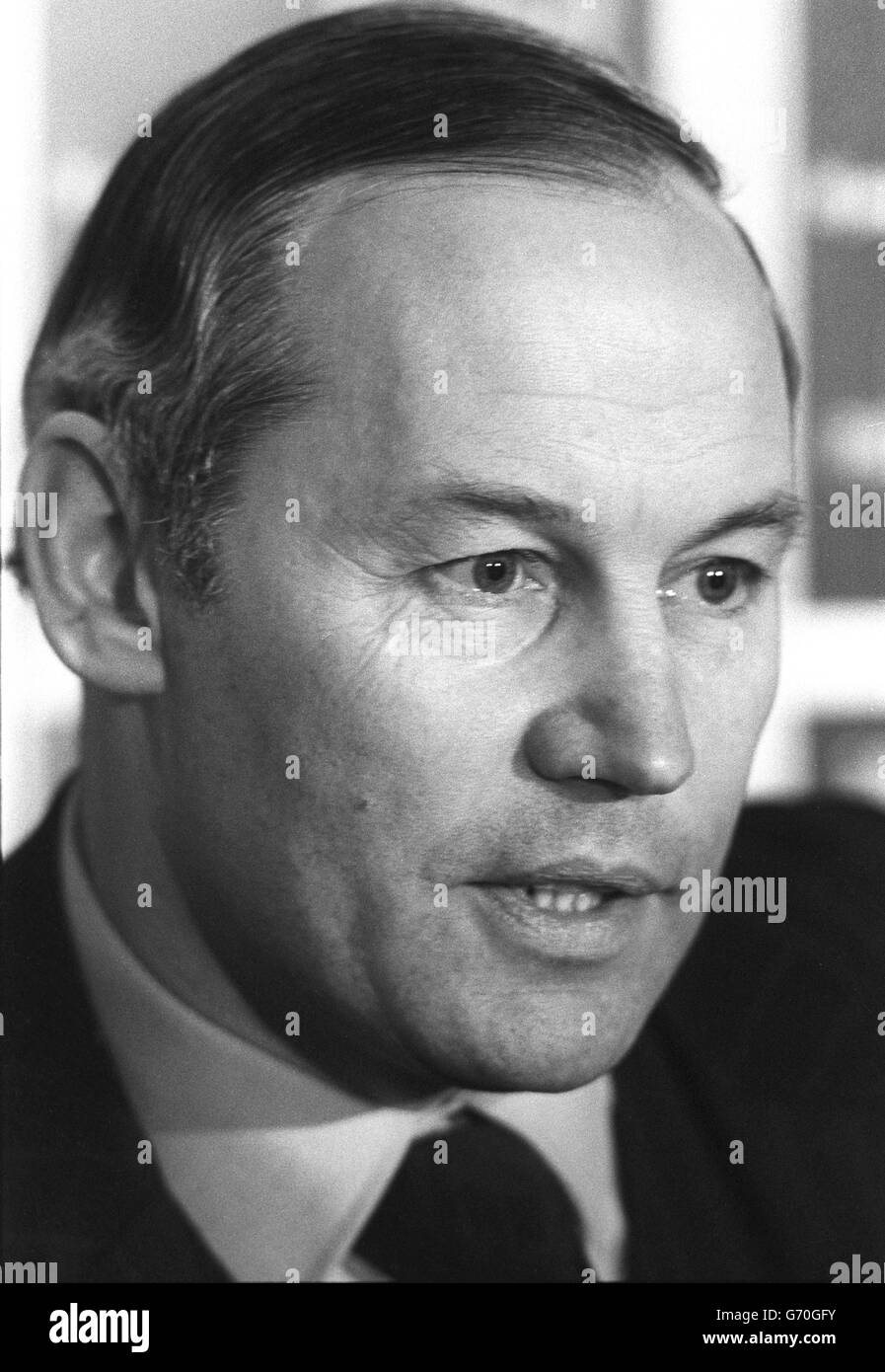 Crime - St James's Square Shooting - Comandante Bill Hucklesby - Londra. Il comandante Bill Hucklesby, capo della squadra antiterrorista di Scotland Yard. 2/5/1984 Foto Stock