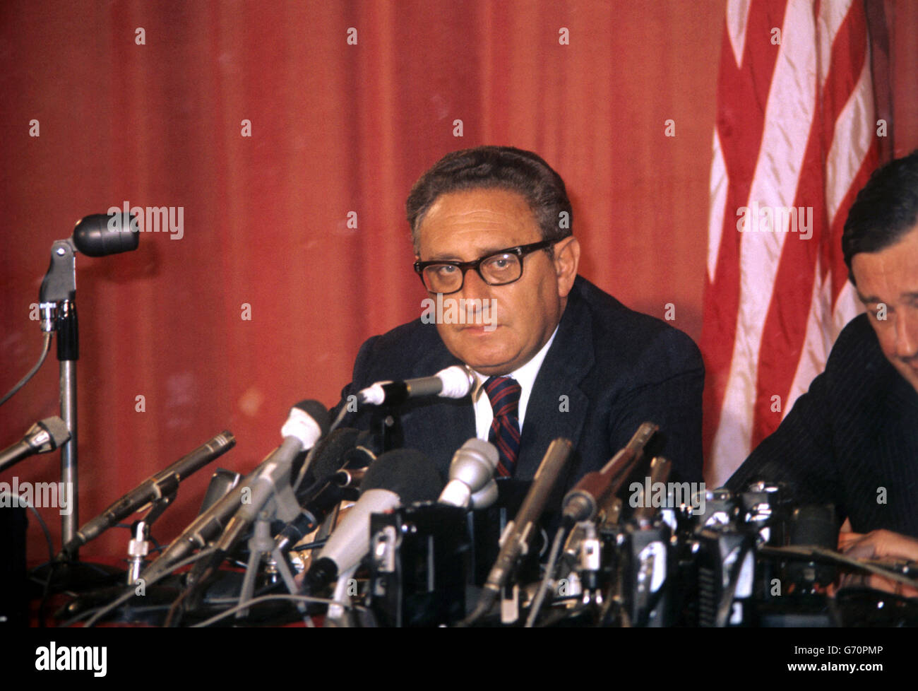 Politica - Dr Henry Kissinger - Ambasciata Americana, Londra Foto Stock