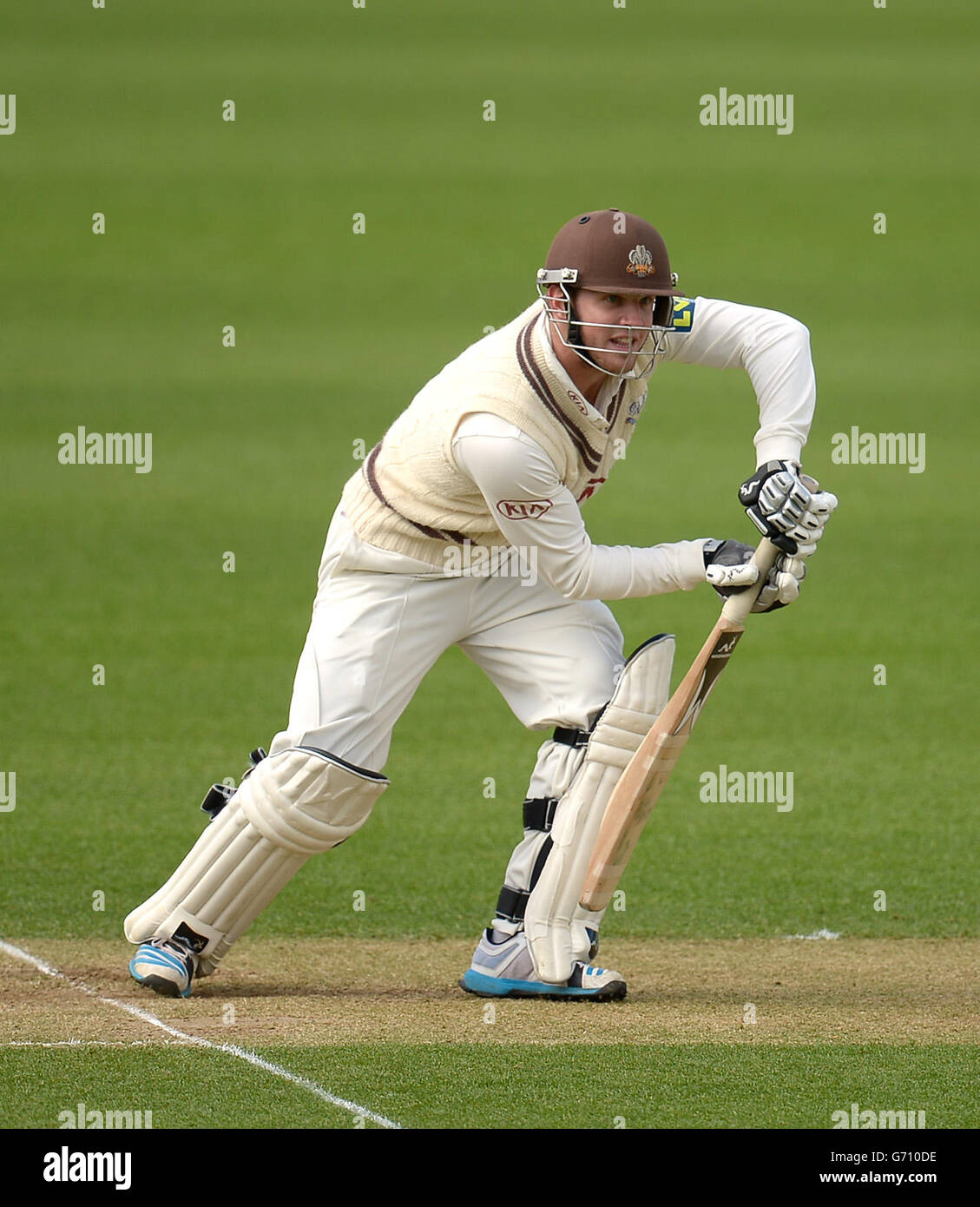 Cricket - LV= Campionati della Contea - Divisione due - Surrey contro Glamorgan - giorno tre - il Kia Oval. Zapar Ansari, Surrey Foto Stock
