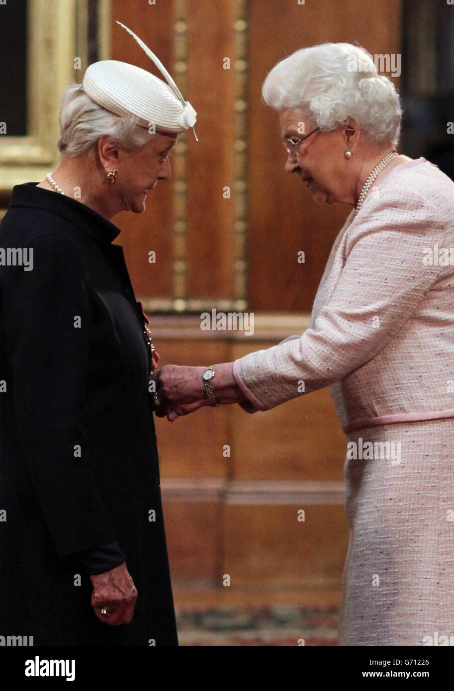 Investiture al castello di Windsor Foto Stock