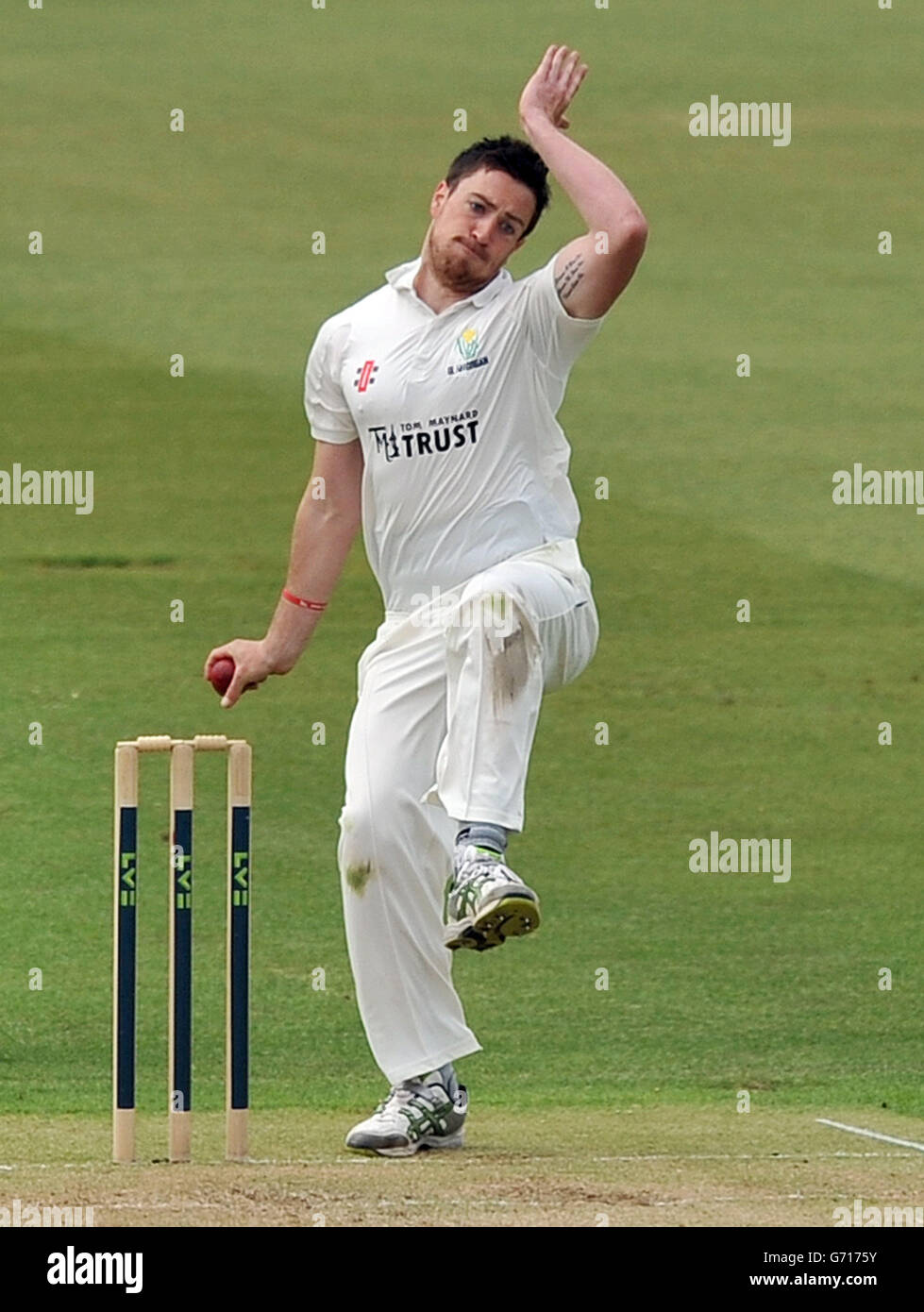 Cricket - LV= County Championship - Division due - Leicestershire v Glamorgan - Giorno 2 - Grace Road Foto Stock