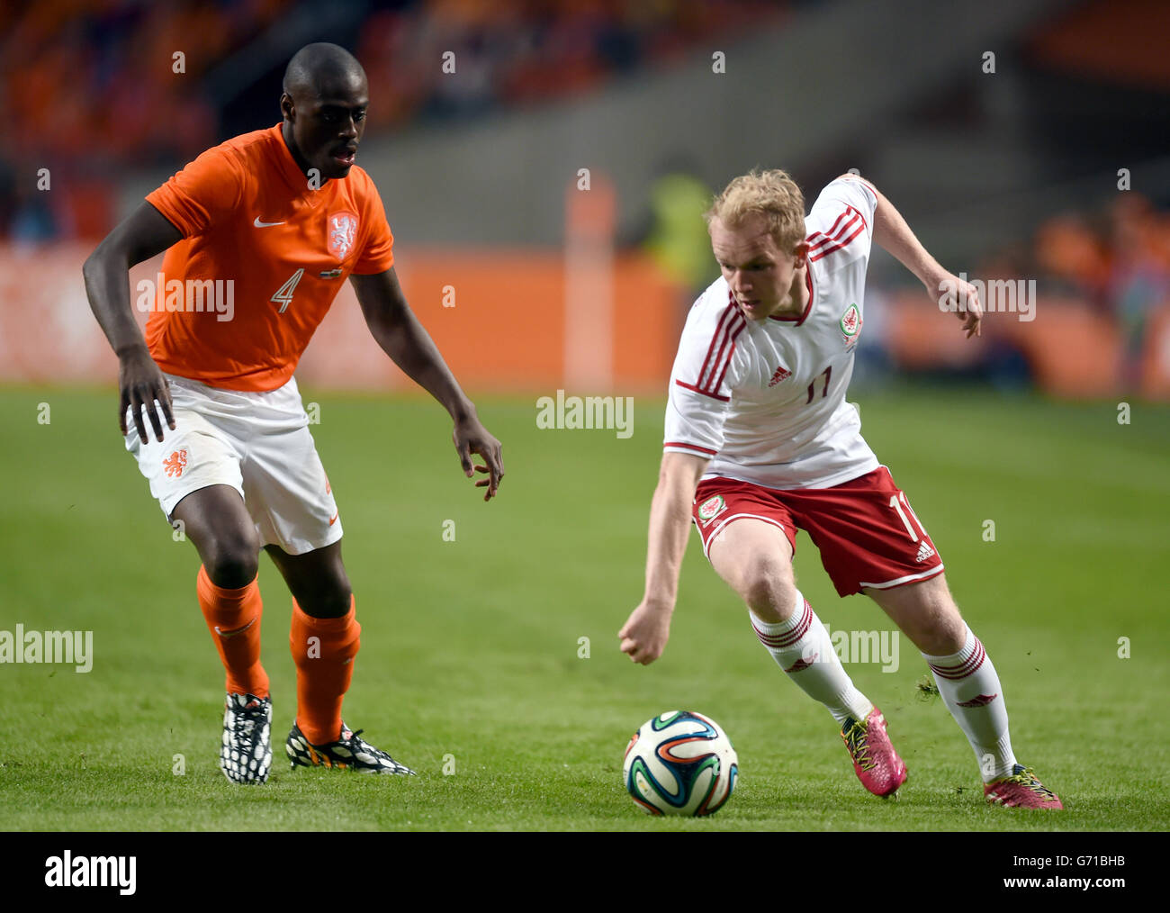 Calcio - amichevole internazionale - Paesi Bassi v Galles - Amsterdam Arena Foto Stock