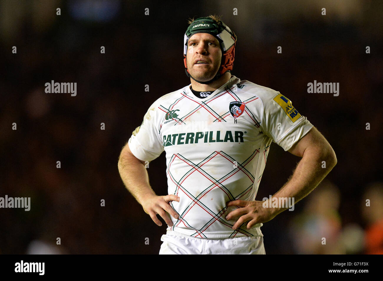 Rugby Union - Aviva Premiership - Harlequins / Leicester Tigers - Twickenham Stoop. Julian Salvi, Leicester Tigers Foto Stock