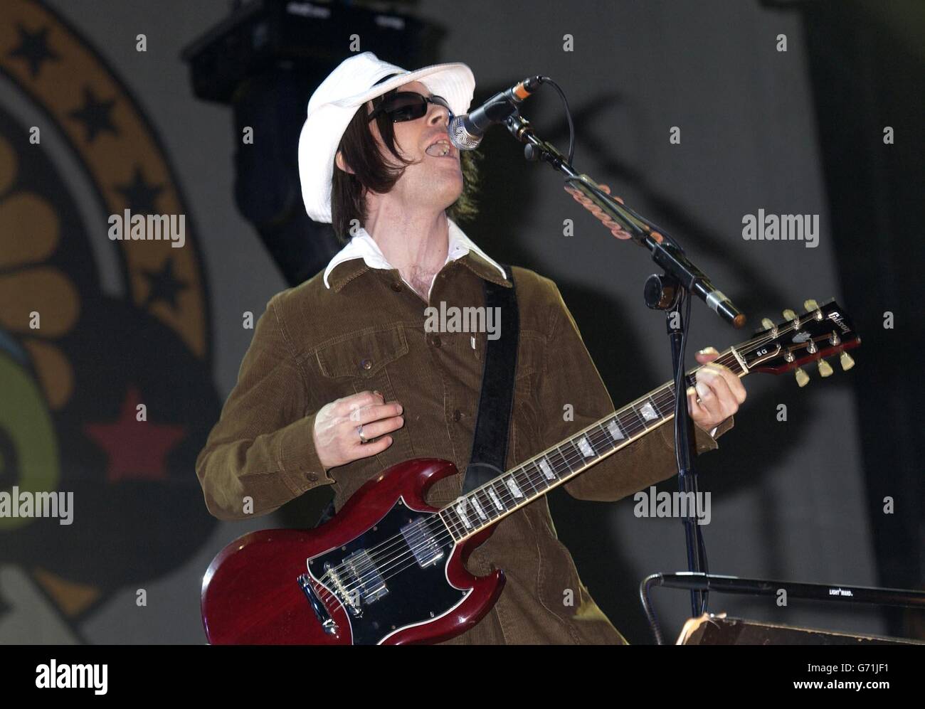 Kelly Jones della Stereophonics si esibisce dal vivo durante il Nokia Isle of Wight Festival al Seaclose Park di Newport, Isola di Wight. Foto Stock