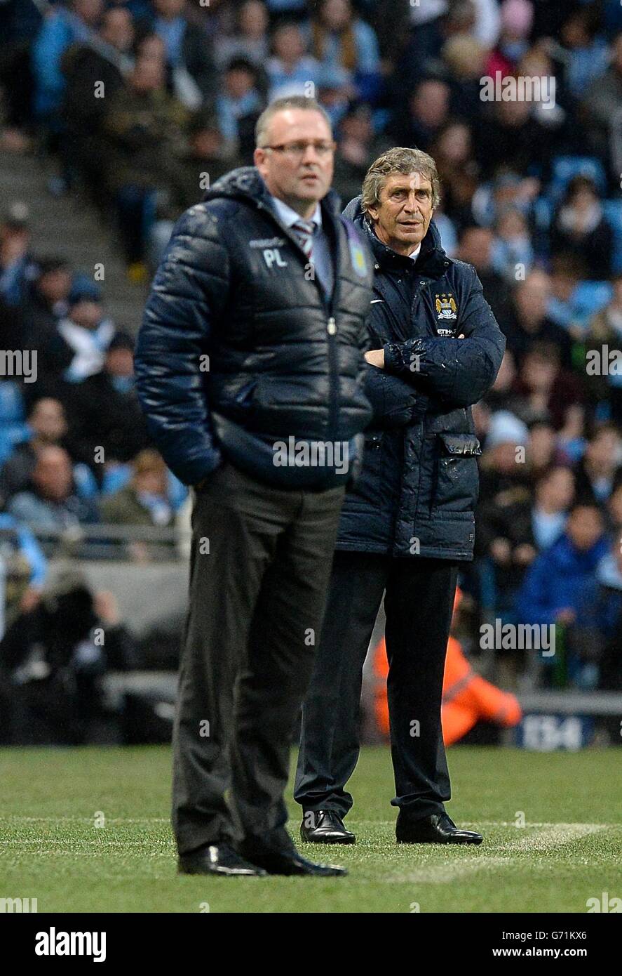 Calcio - Barclays Premier League - Manchester City v Aston Villa - Etihad Stadium Foto Stock