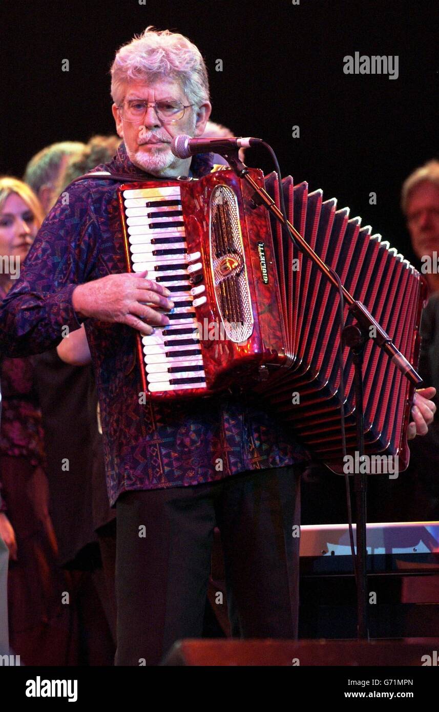 Rolf Harris - Donegan Concerto Tributo Foto Stock