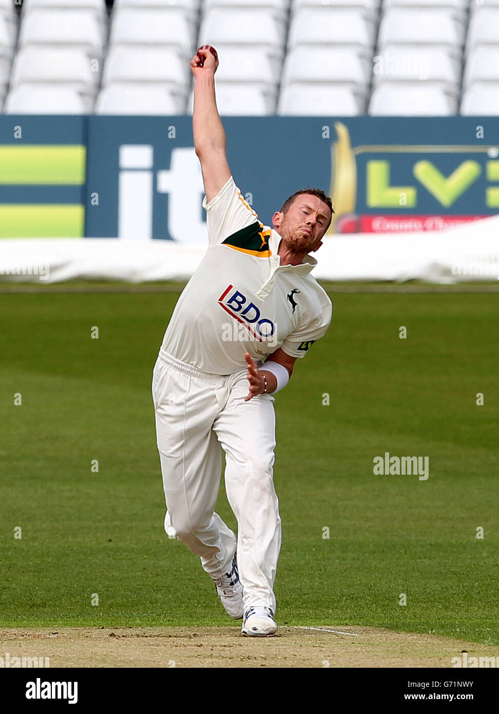 Cricket - LV= County Championship - Division One - Nottinghamshire v Northamptonshire - Giorno 2 - Trent Bridge Foto Stock