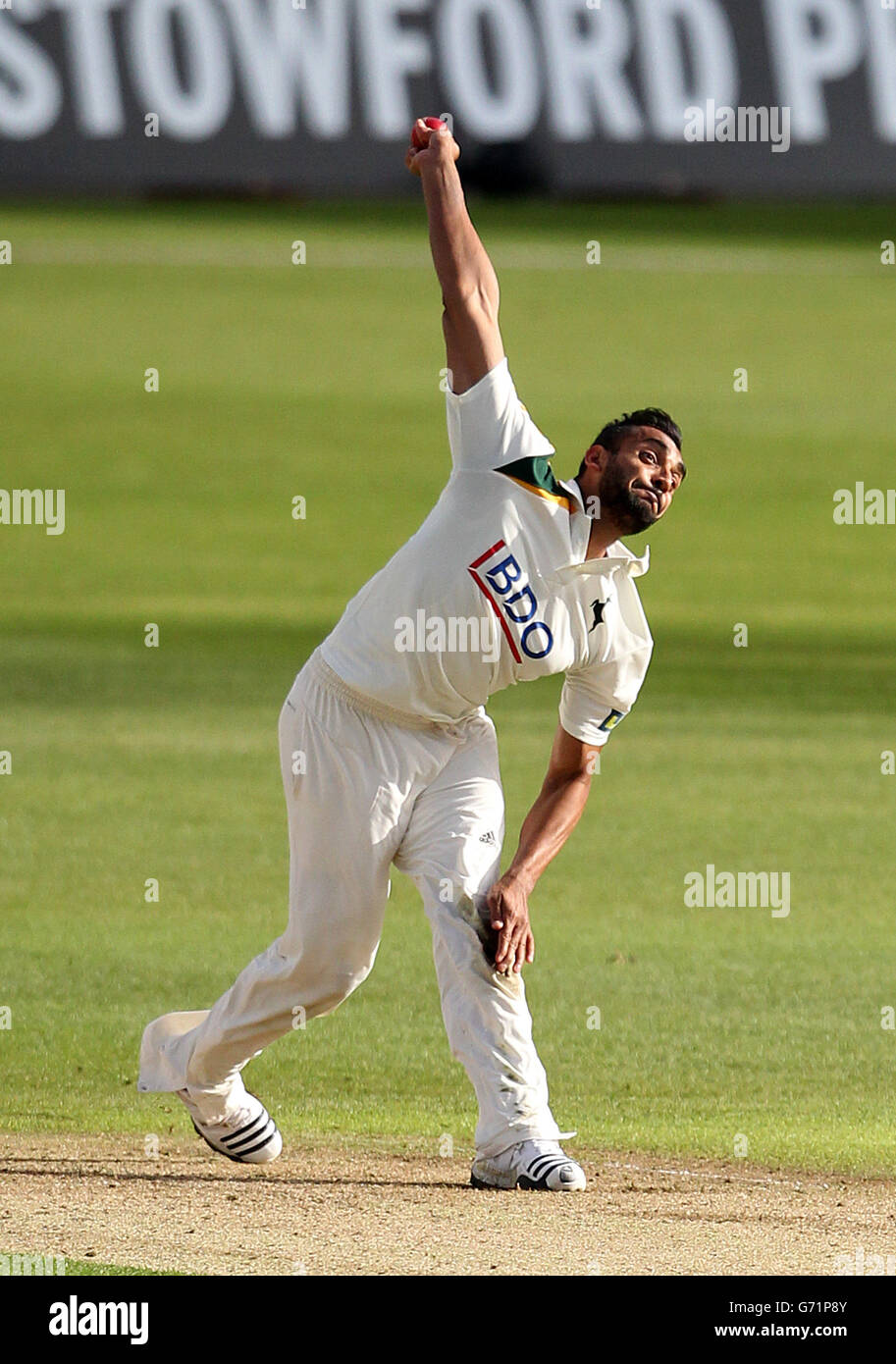 Cricket - LV= County Championship - Division One - Nottinghamshire v Northamptonshire - Giorno 2 - Trent Bridge Foto Stock