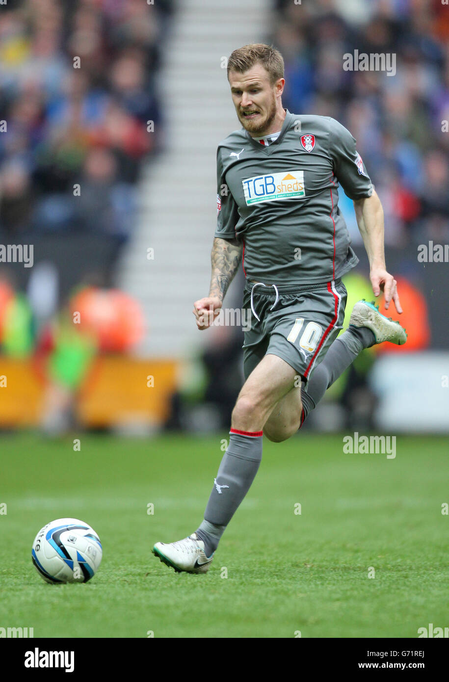 Calcio - Sky Bet League 1 - Gioca fuori - semifinale - prima tappa - Preston North End v Rotherham United - Deepdale. Michael o'Connor, Rotherham Uniti Foto Stock