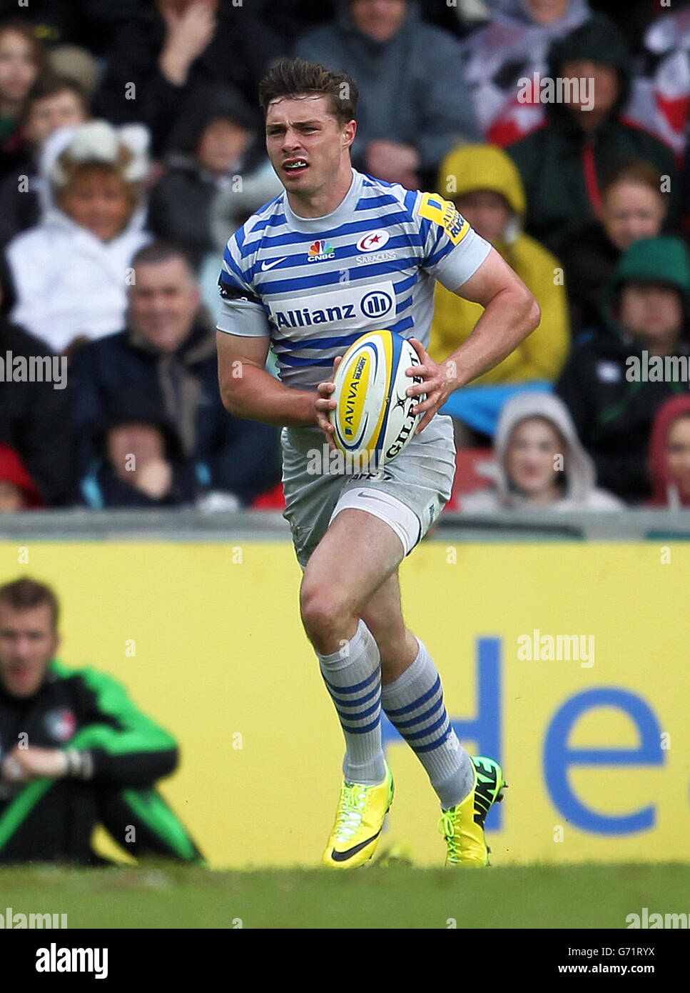 Rugby Union - Aviva Premiership - Leicester Tigers / Saracens - Welford Road. Ben Ransom, Saracens Foto Stock