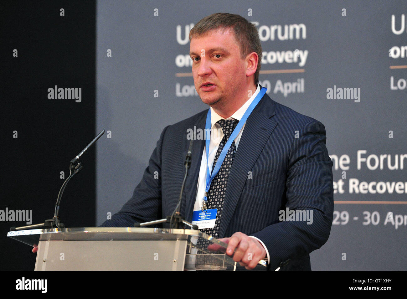 Forum ucraino su Asset Recovery - Londra Foto Stock