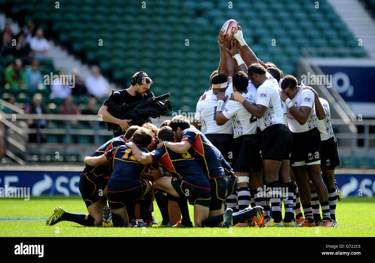 Rugby Union - Marriott London Sevens - Giorno 1 - Stadio di Twickenham Foto Stock