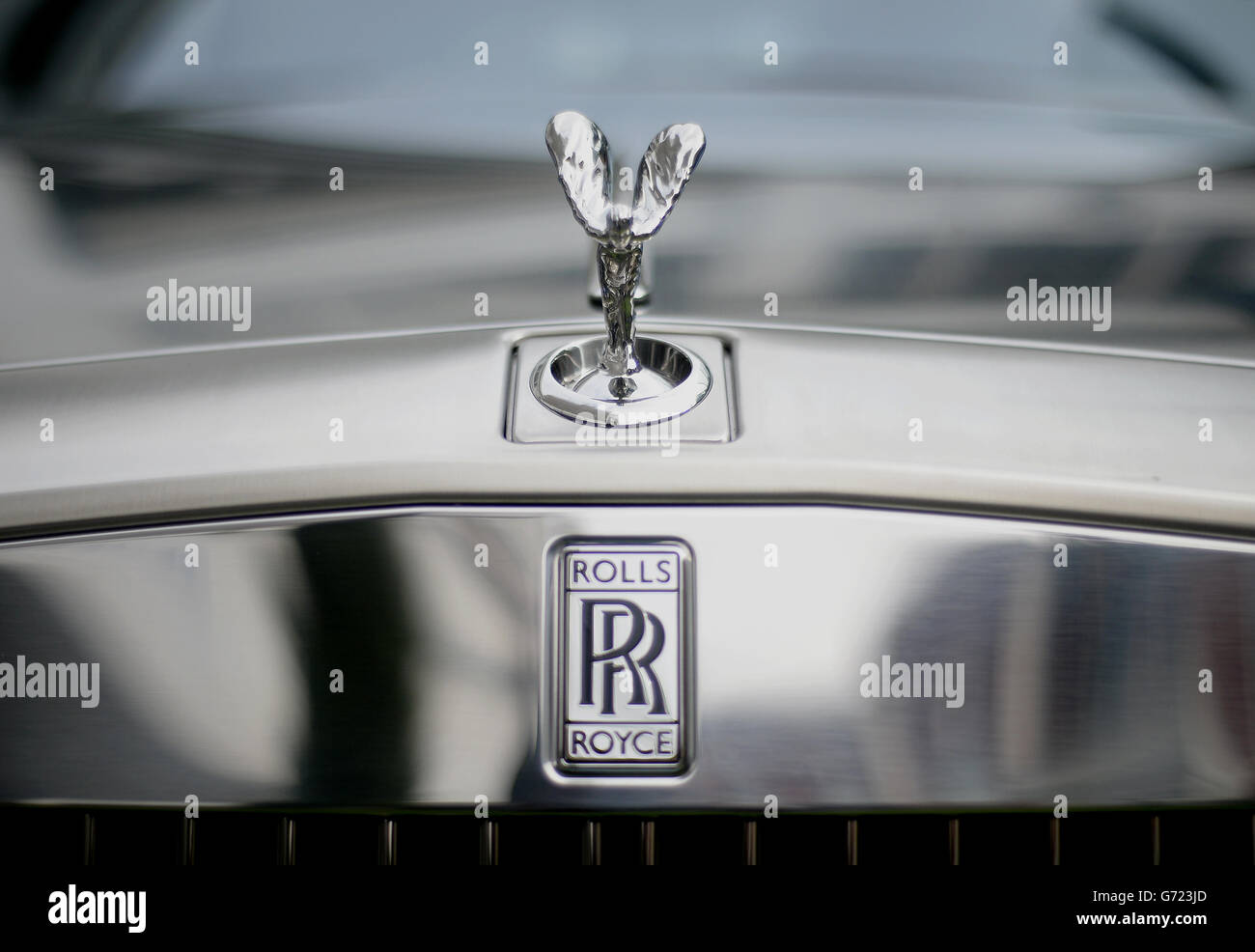 Particolare del Rolls Royce Phantom II Continental che fu costruito per Sir Malcolm Campbell nel 1933, Londra Foto Stock