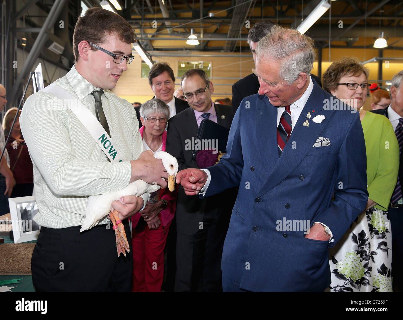 Royal tour del Canada Foto Stock