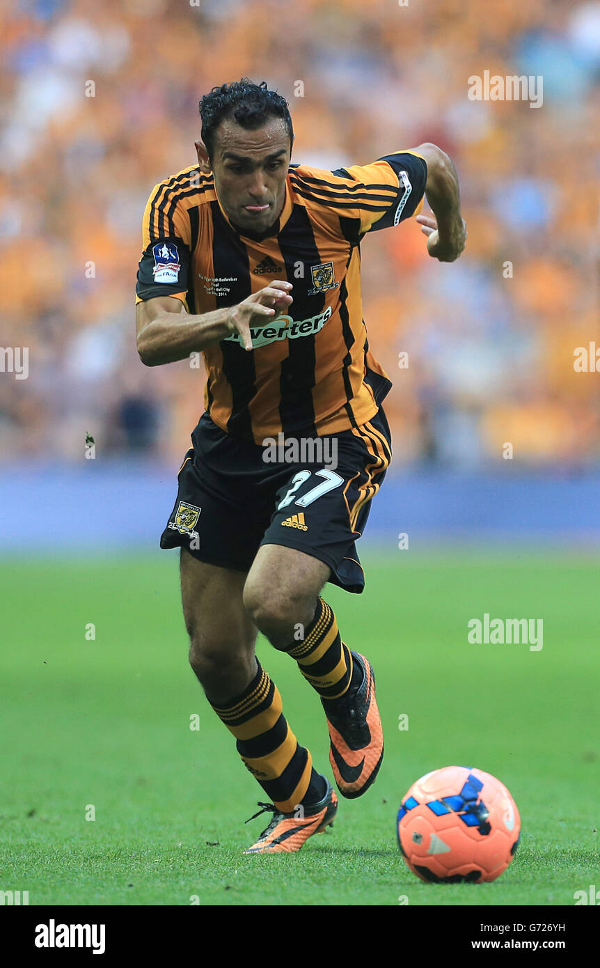 Calcio - fa Cup - finale - Arsenal v Hull City - Stadio di Wembley. Ahmed Elmohamady, Città di Hull Foto Stock