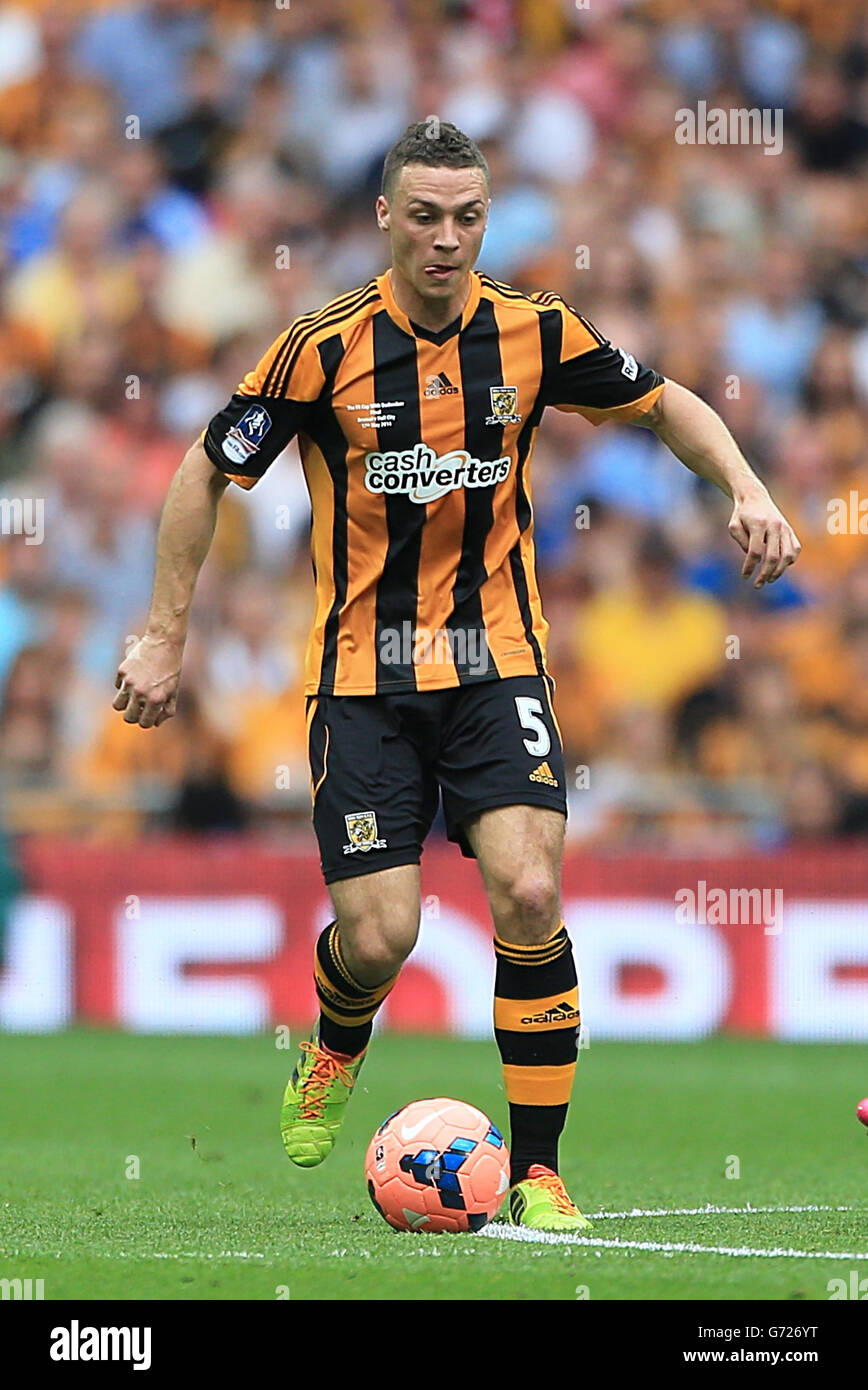 Calcio - fa Cup - finale - Arsenal v Hull City - Stadio di Wembley. James Chester, Hull City Foto Stock