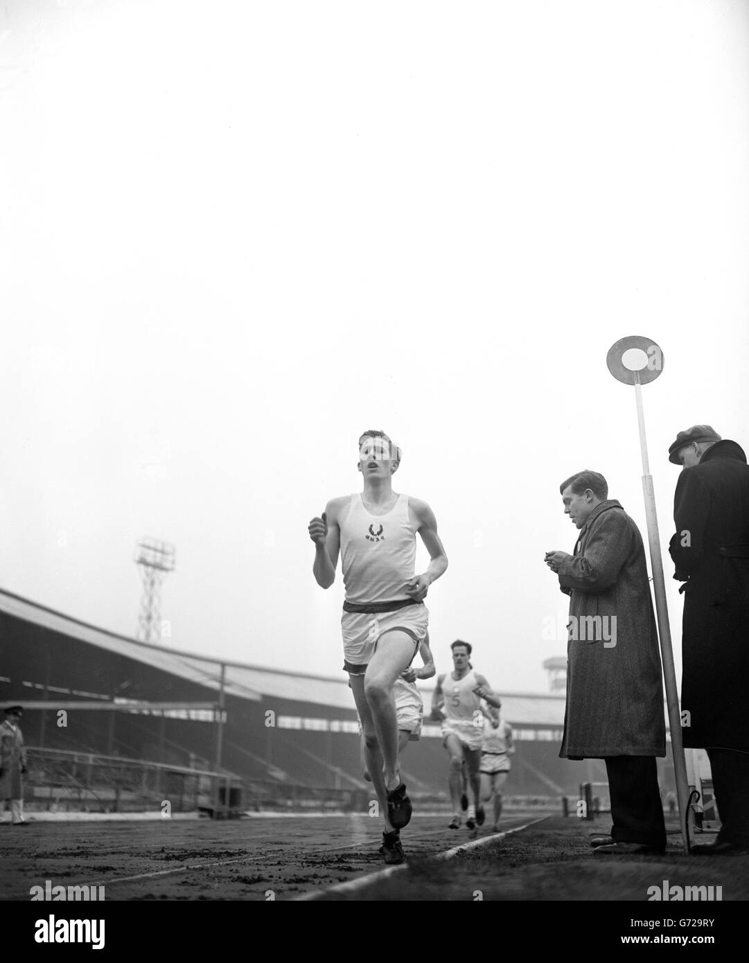 Atletica - Miglio evento - Roger Bannister - White City Stadium - Londra Foto Stock